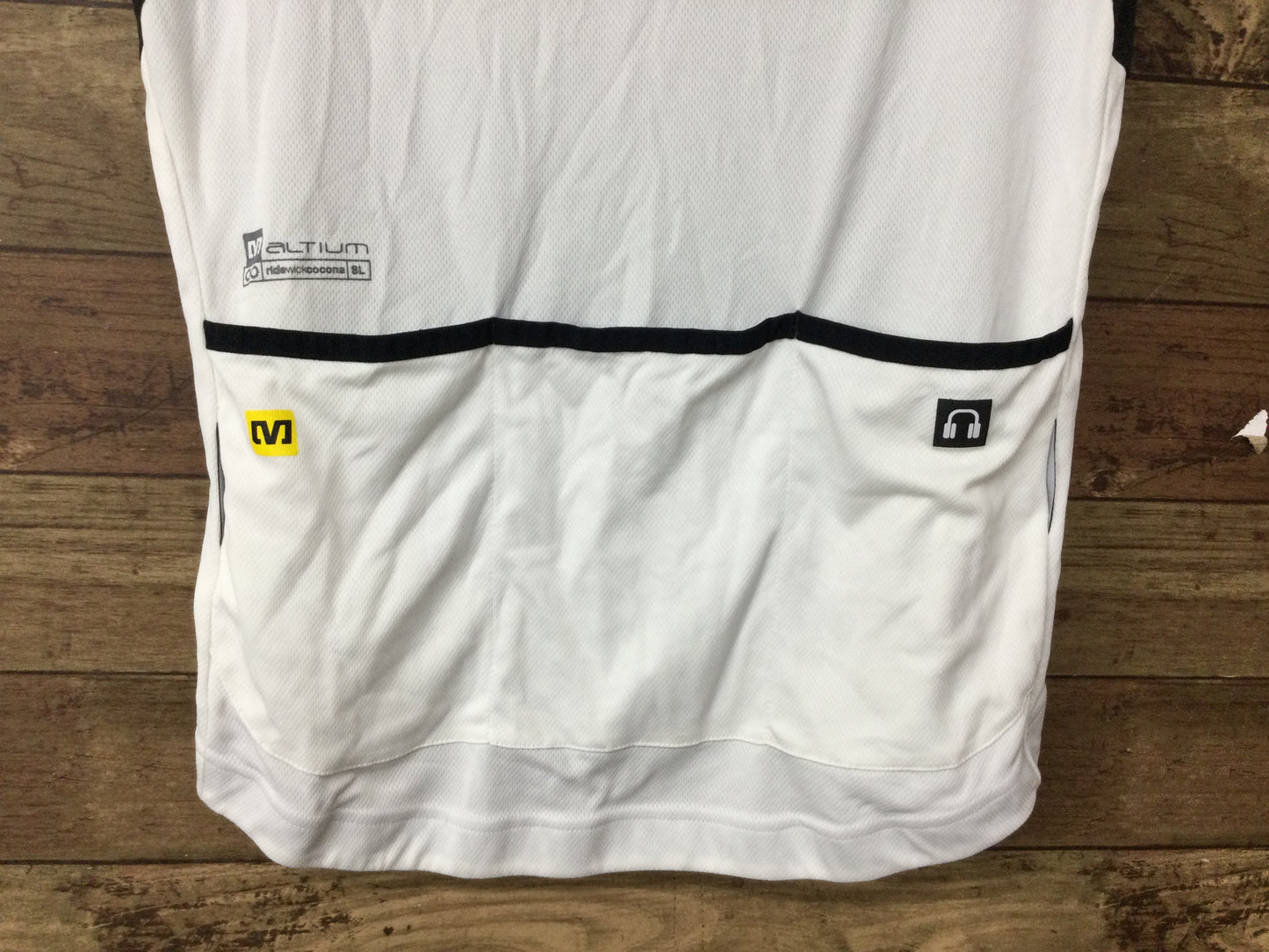 FT853 マヴィック MAVIC Hellium Jersey 半袖 サイクルジャージ Lサイズ※ほつれ