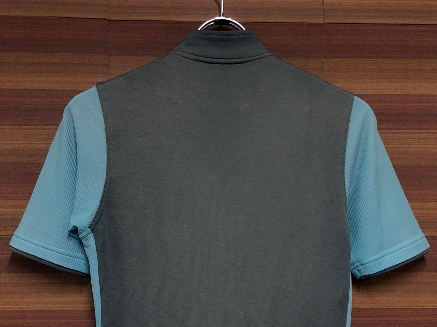 IN523 イザドア Isadore 半袖 サイクルジャージ グレー 青 水色 XS ※破れあり