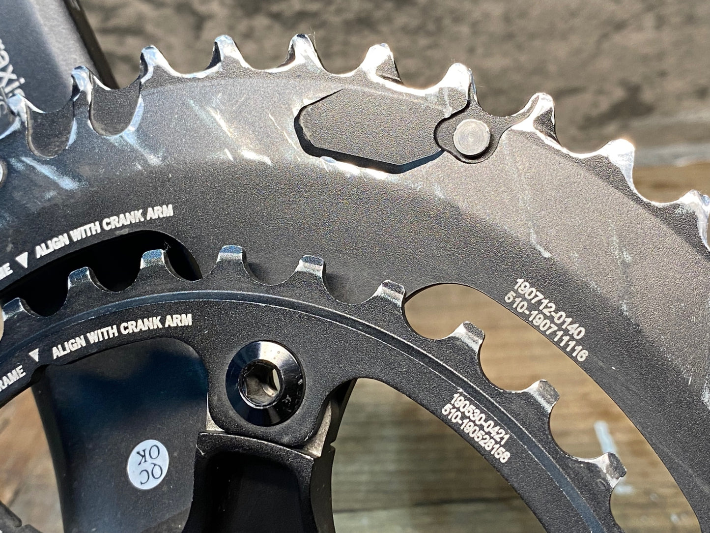 IQ997 プラクシスワークス Praxis Works ザヤンテ ZAYANTE M30 クランクセット 165mm 52/36T 黒