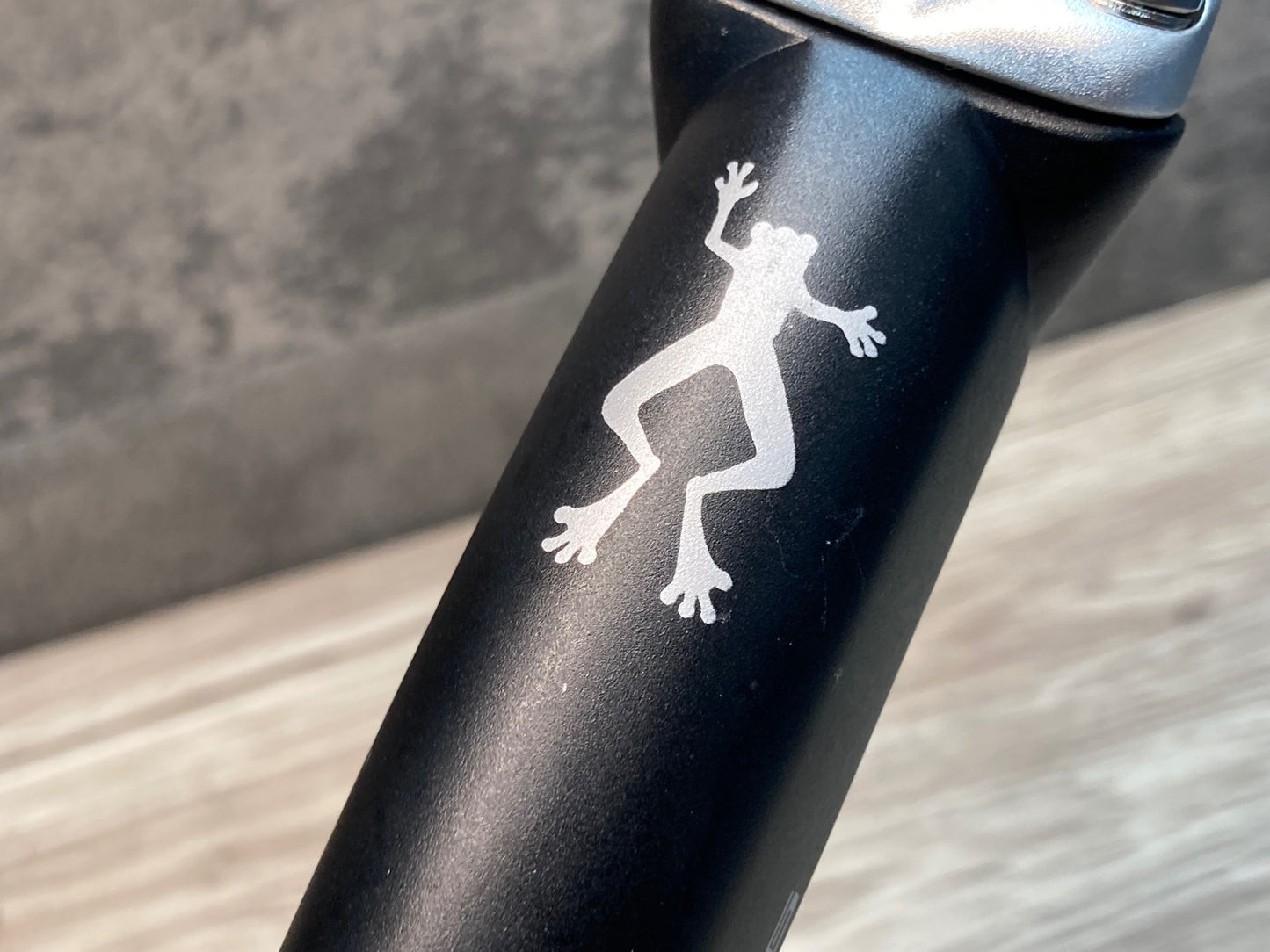 IS091 チネリ Cinelli FROG スレッドステム 黒 シルバー 120mm Φ26.0 Φ22.2