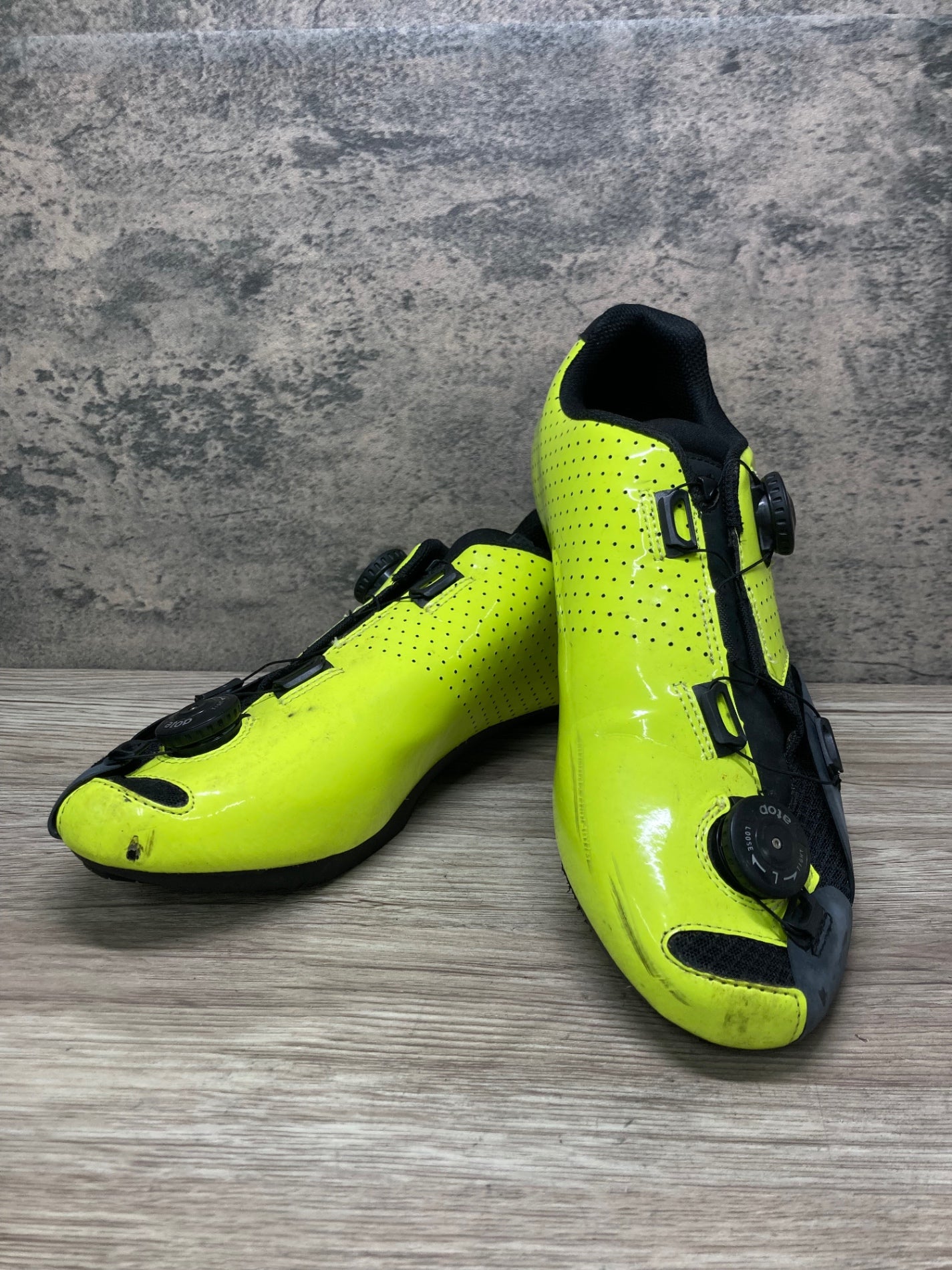 JA288 リンタマン LINTAMAN ADJUST road comp ビンディングシューズ イエロー EUR42