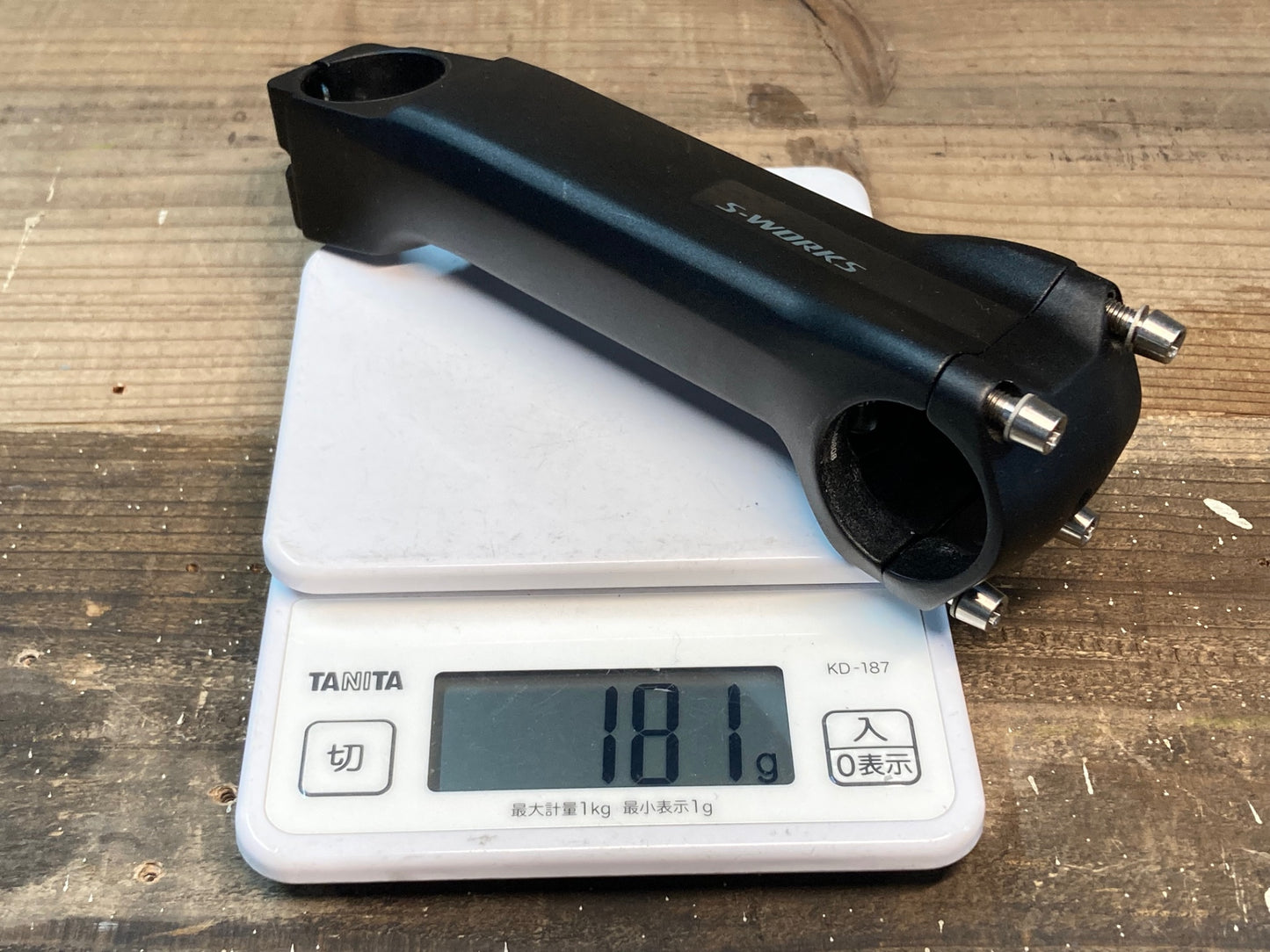 IN690 スペシャライズド SPECIALIZED S-WORKS TARMAC STEM アルミ ステム OS Φ31.8mm 140mm 12°