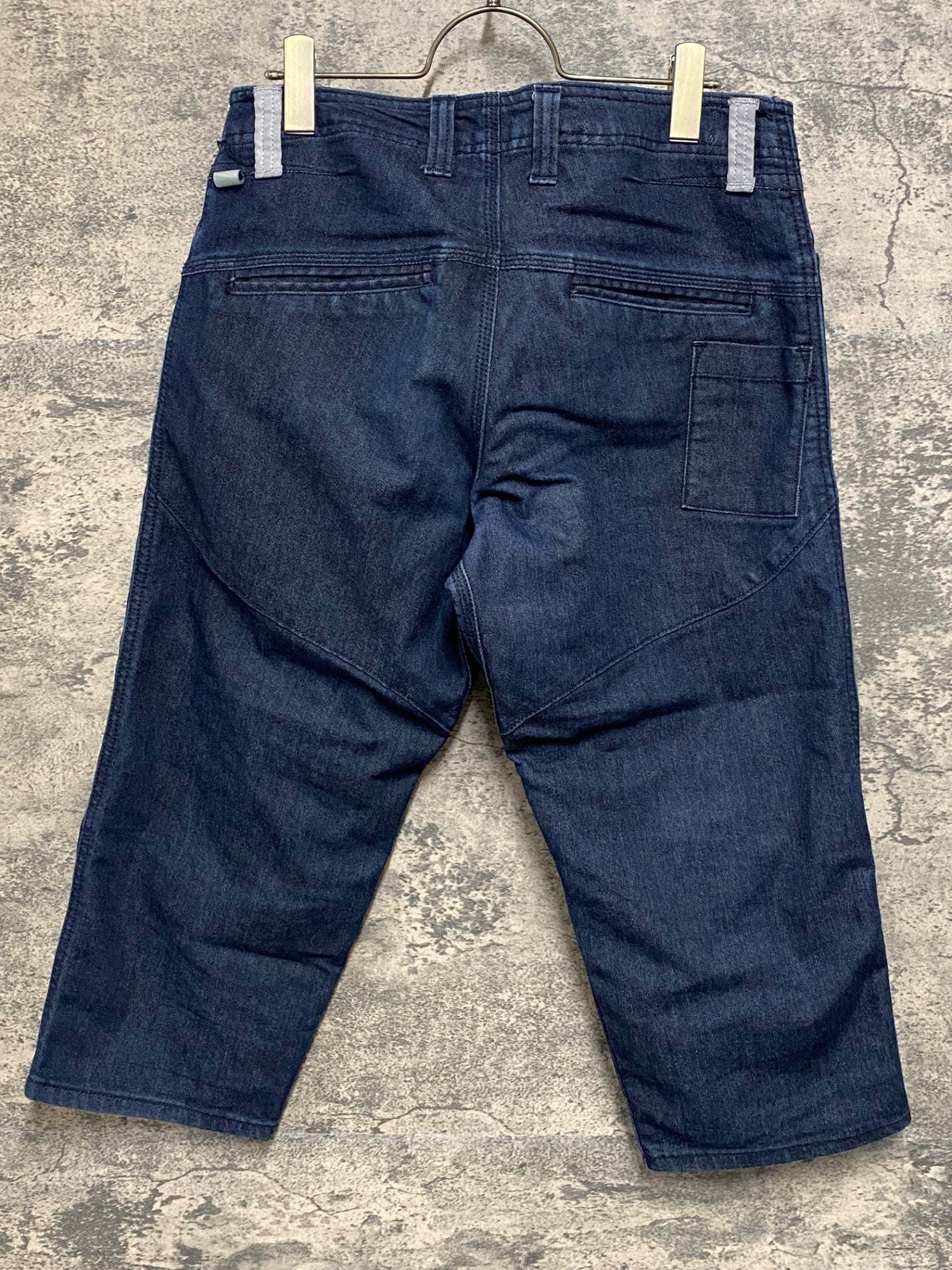 JB917 スワーブ swrve デニム サイクルパンツ 紺 W32 regular trim fit