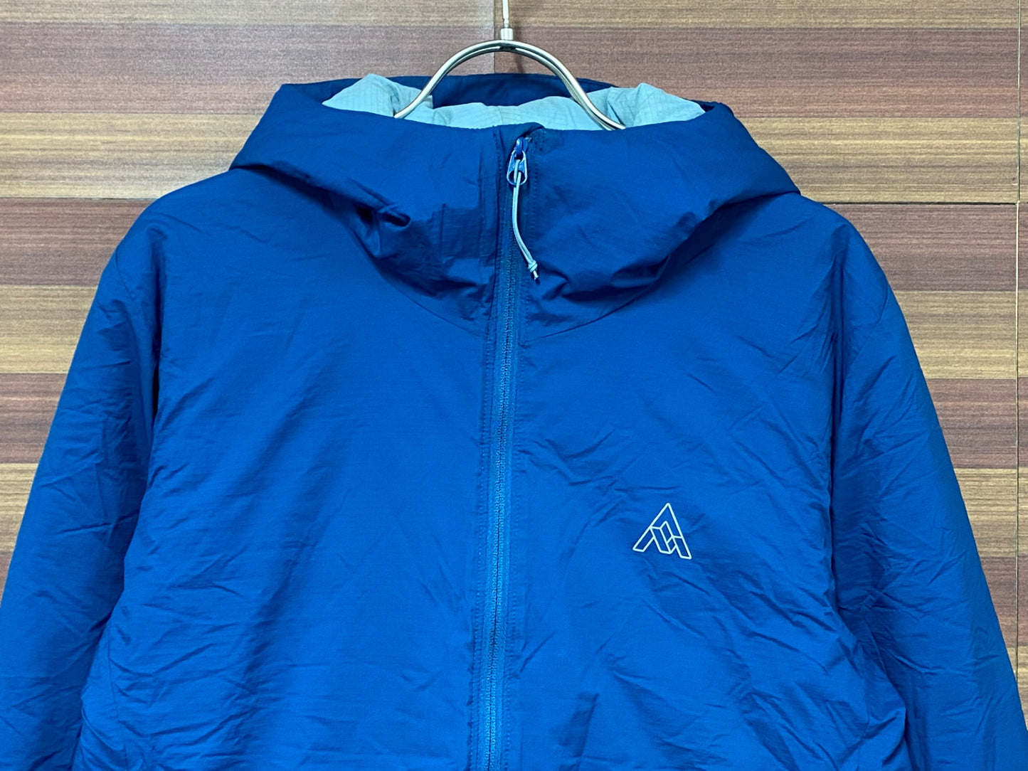 IP745 セブンメッシュ 7MESH OUTFLOW HOODY 長袖 サイクルジャケット 中綿 青 S