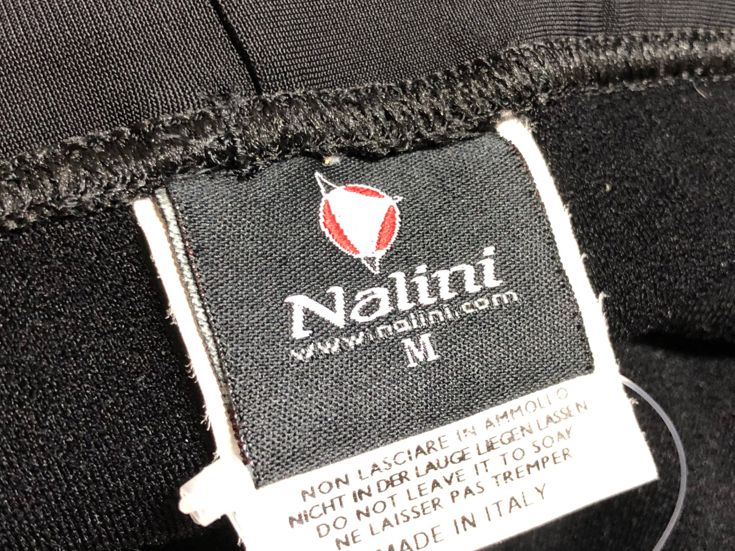 IR694 ナリーニ Nalini レーサータイツ 黒 M 裏起毛