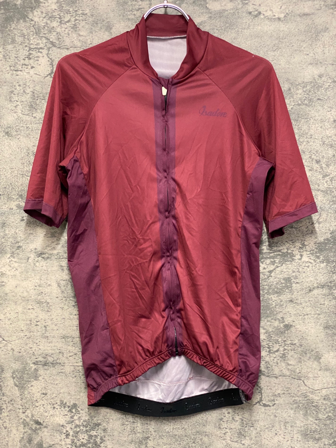 JB432 イザドア Isadore 半袖サイクルジャージ Lサイズ 赤 ※タバコ臭あり