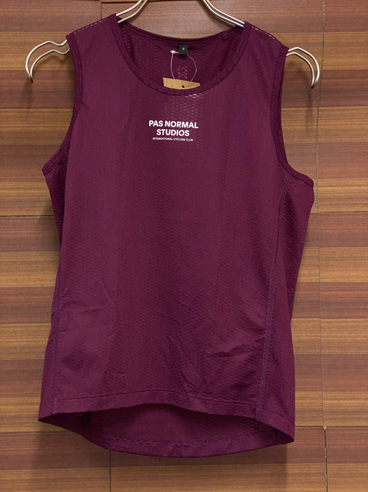 IV067 パスノーマルスタジオ PAS NORMAL STUDIOS Sleeve Less Baselayser ベースレイヤー 紫 S