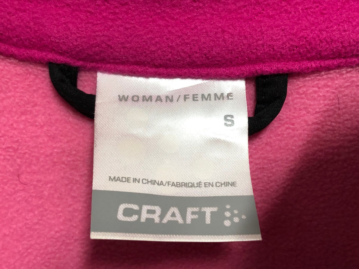 IR913 クラフト CRAFT 長袖 サイクルジャケット ピンク S 裏起毛