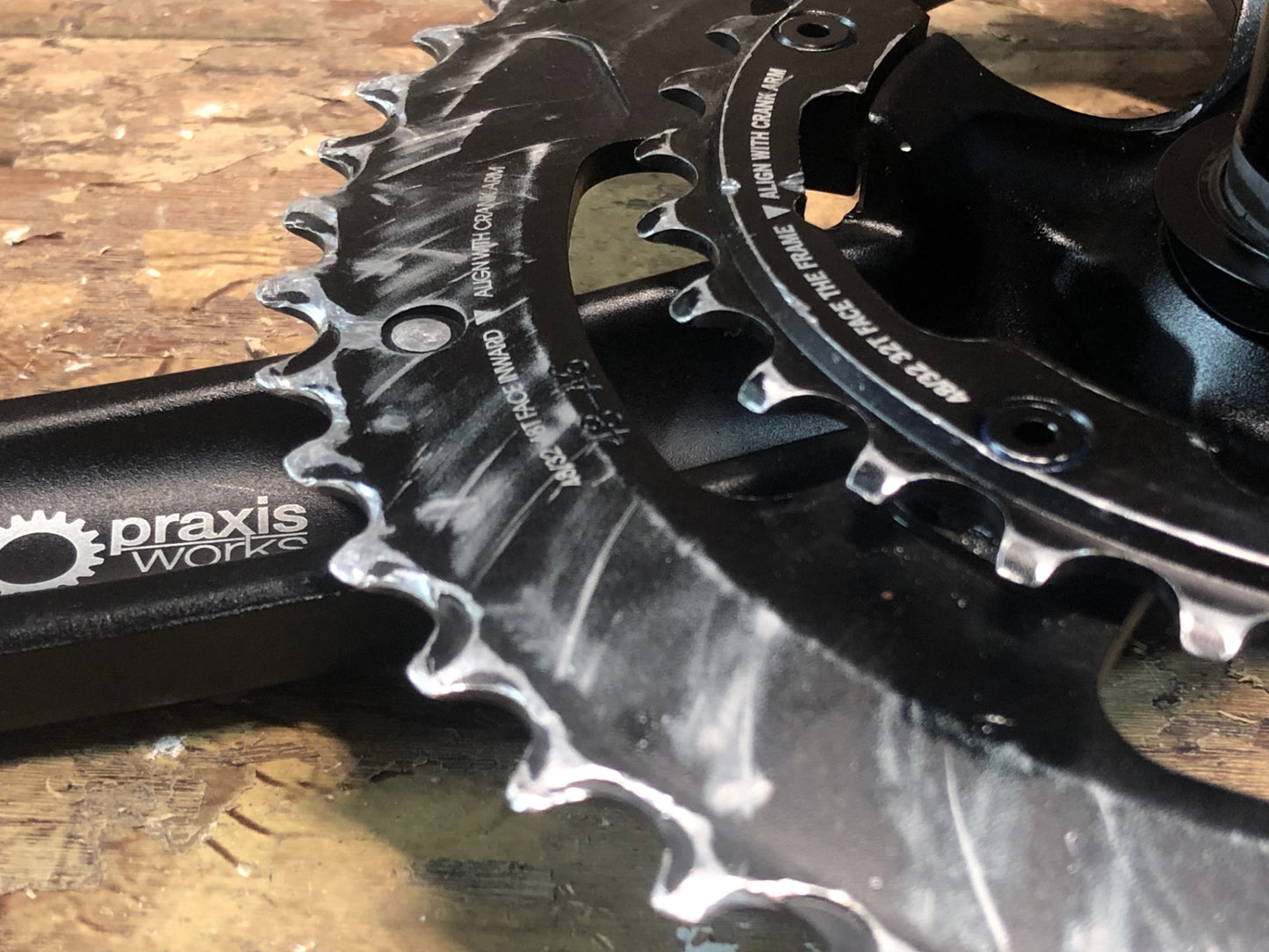 IH127 プラクシスワークス PRAXIS WORKS アルバ ALBA クランクセット 48/32T 165mm