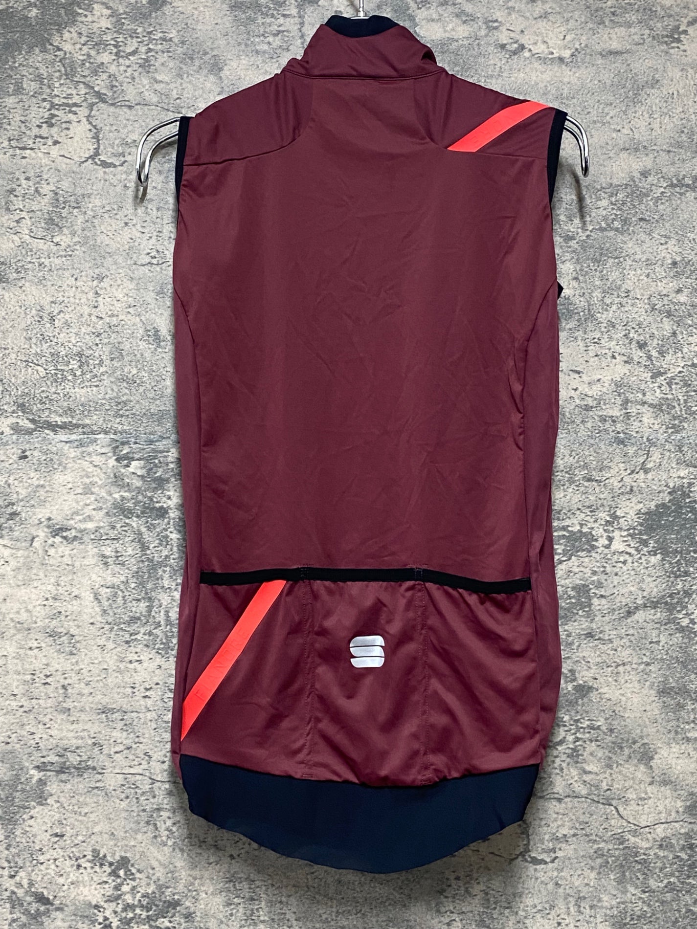 JB365 スポーツフル Sportful サイクルベスト ジレ バーガンディー S