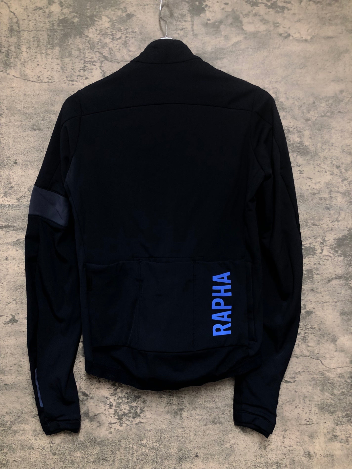 IV515 ラファ Rapha PRO TEAM TRAINING JACKET 長袖 サイクルジャケット 黒 S 裏起毛