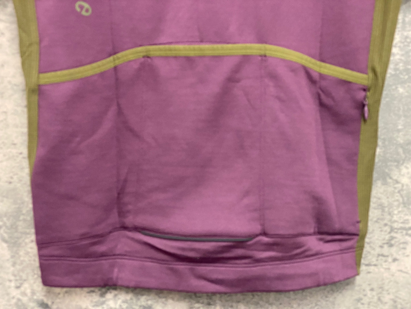 IZ177 イザドア Isadore SIGNATURE JERSEY 半袖 サイクルジャージ 紫 緑 L