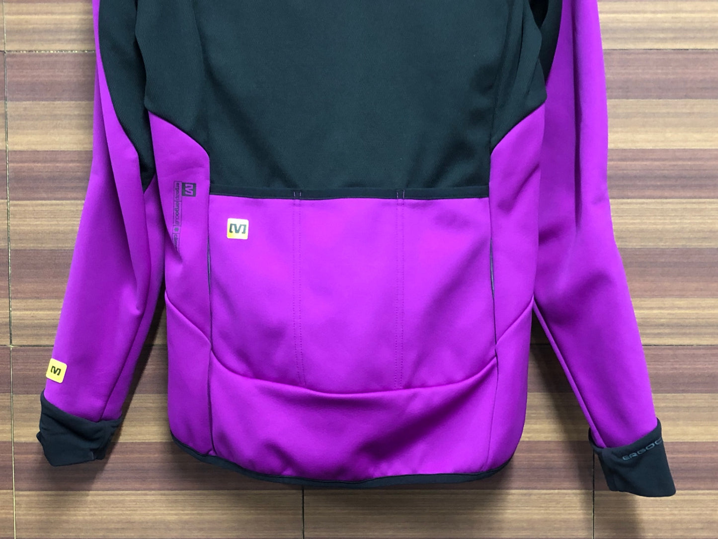 IR912 マヴィック MAVIC 長袖 サイクルジャケット パープル L 裏起毛