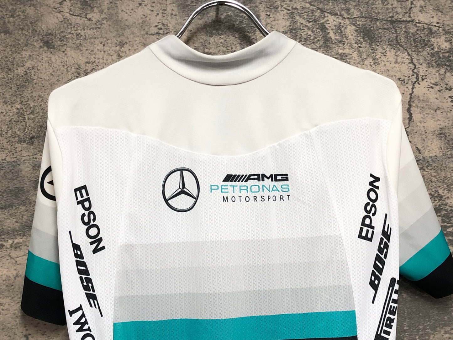 IX158 アソス assos FF1 RS SS Jersey 半袖 サイクルジャージ 白 L AMG PETRONAS MOTORSPORT