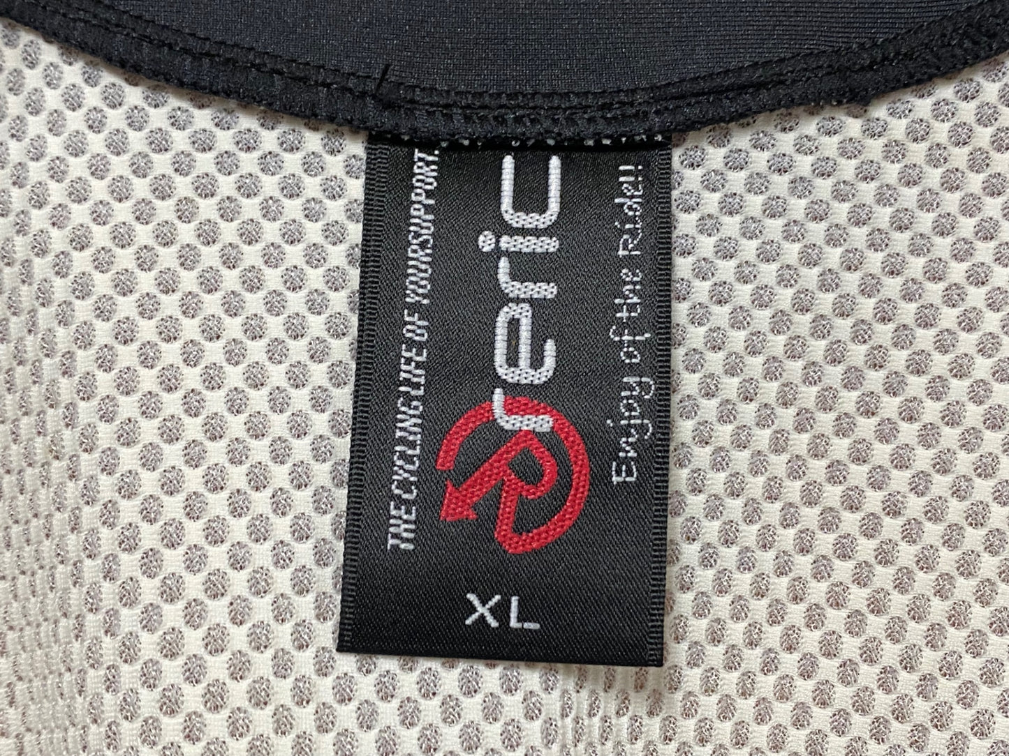 IQ236 レリック reric 長袖 サイクルジャージ 黒 白 XL