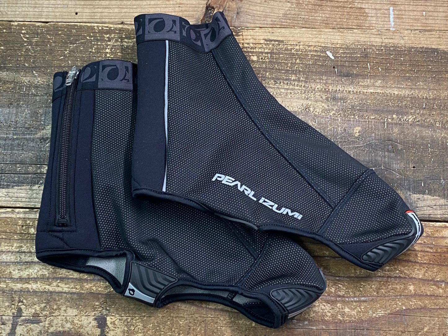 IX175 パールイズミ PEARL iZUMi シューズカバー 黒 グレー L 裏起毛 WINDBREAK