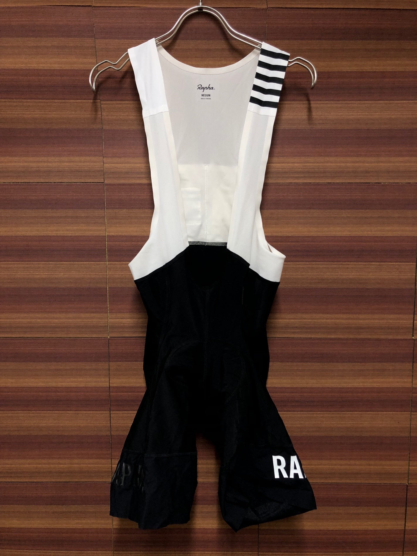 IN363 ラファ RAPHA PRO TEAM BIB SHORTS Ⅱ ビブショーツ 黒/白 M