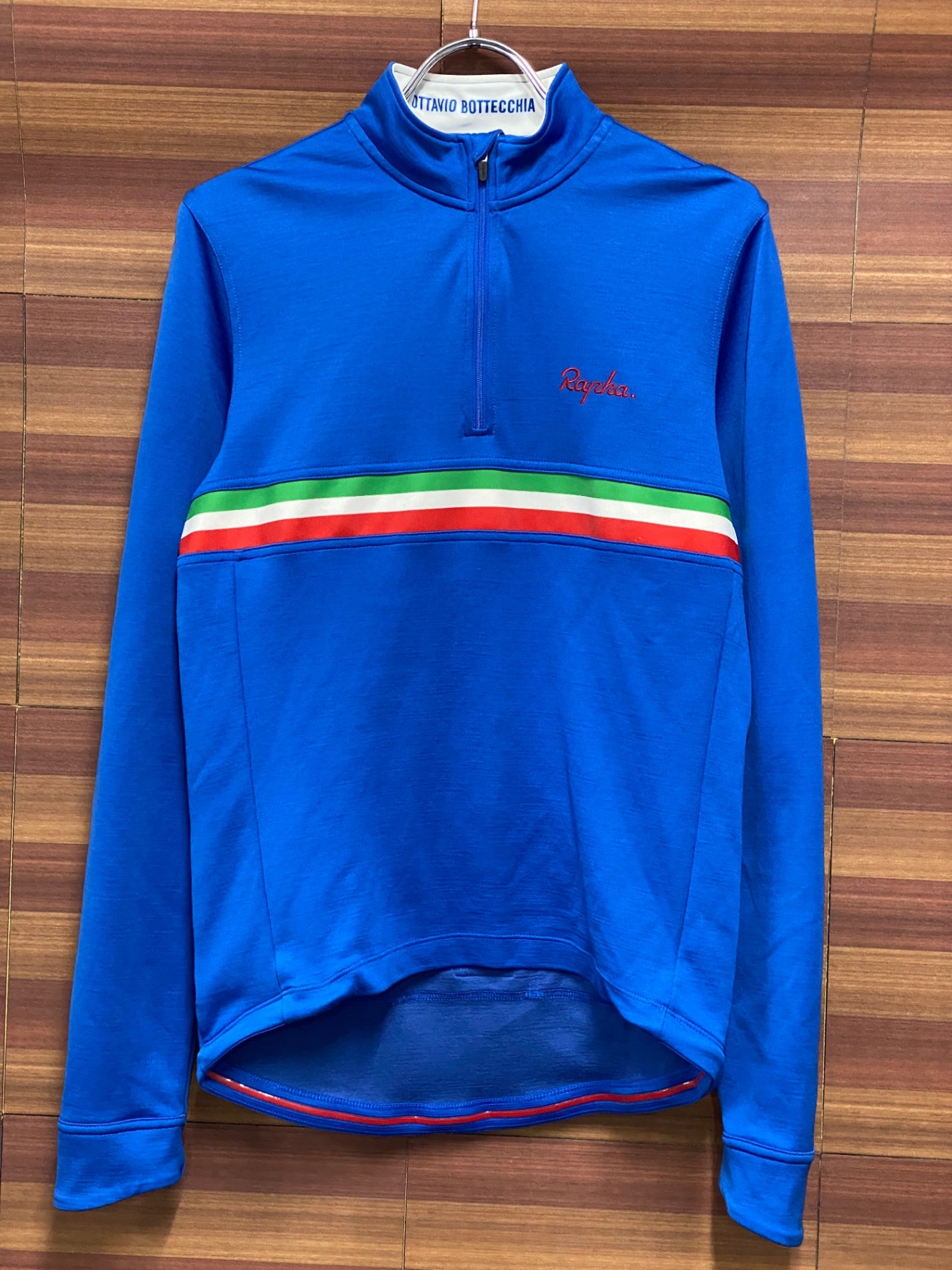 IT842 ラファ Rapha LONG SLEEVE COUNTRY JERSEY 長袖 サイクルジャージ 青 M