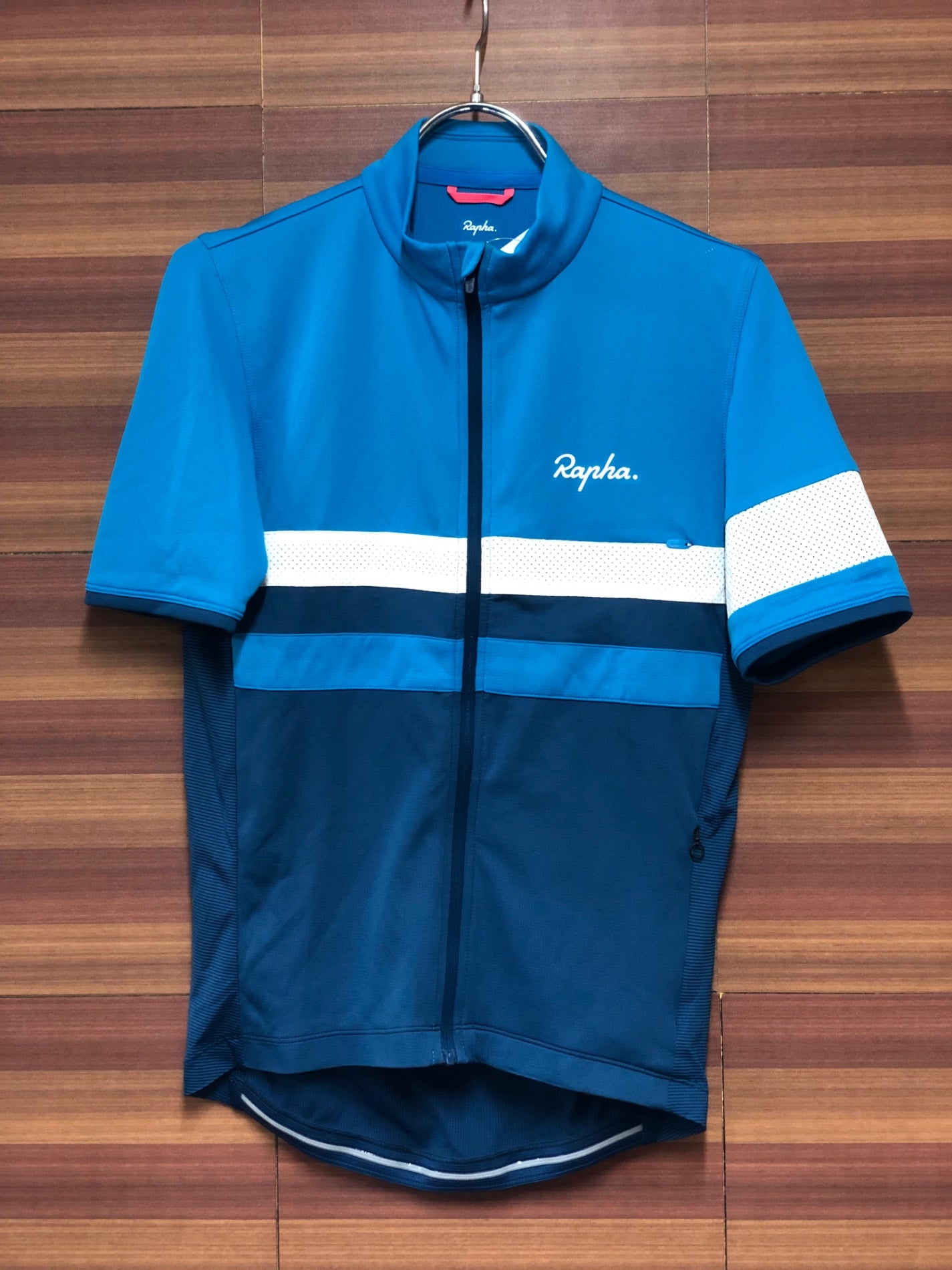 IJ413 ラファ Rapha BREVET LIGHTWEIGHT 半袖 サイクルジャージ ターコイズ S