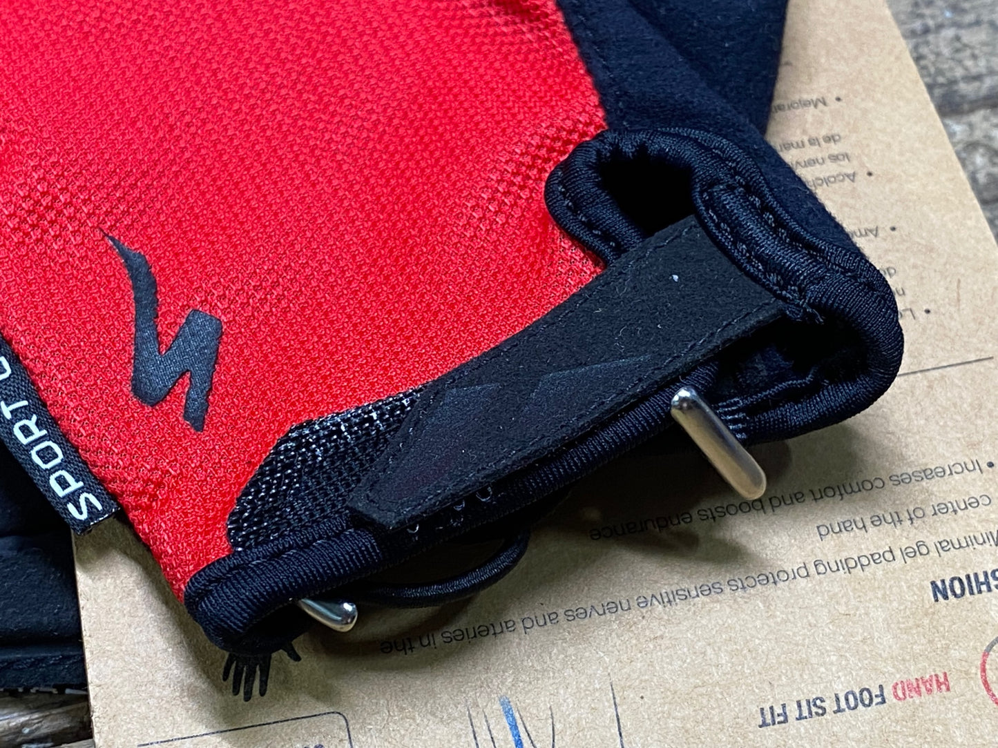 HI262 スペシャライズド SPECIALIZED BG SPORT GEL WMN 長指 サイクル グローブ 赤 M