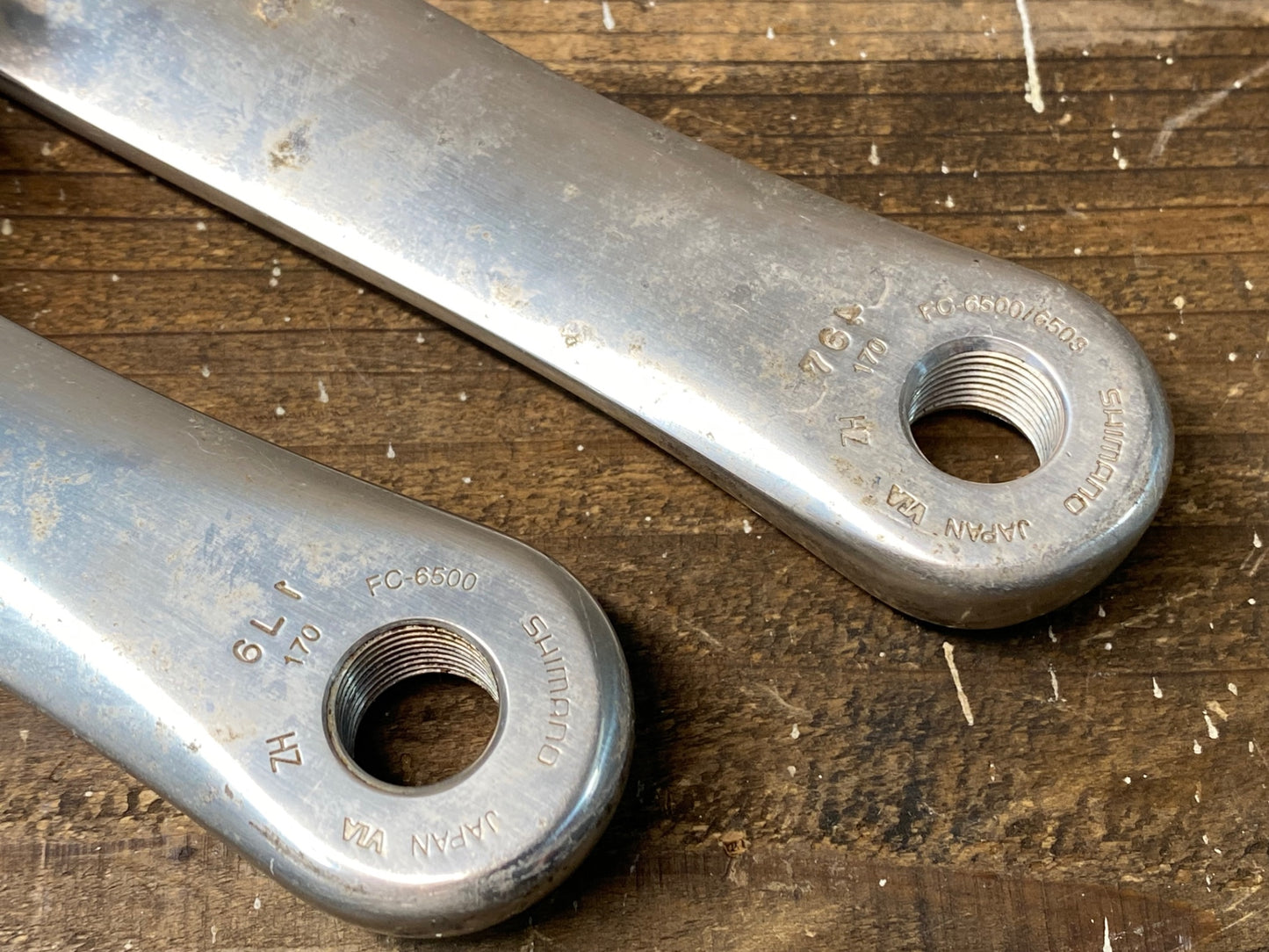 IN729 シマノ SHIMANO アルテグラ ULTEGRA FC-6500 クランクセット 170mm 52/39T