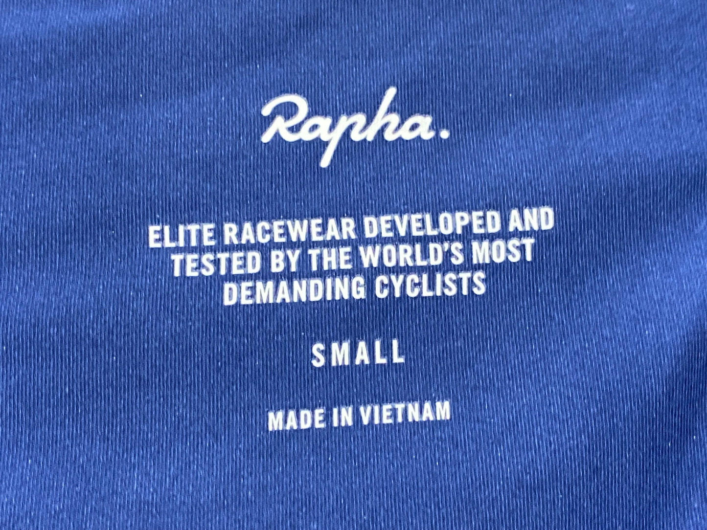 JA803 ラファ Rapha PRO TEAM JERSEY 半袖 サイクルジャージ 紺 S ほつれ