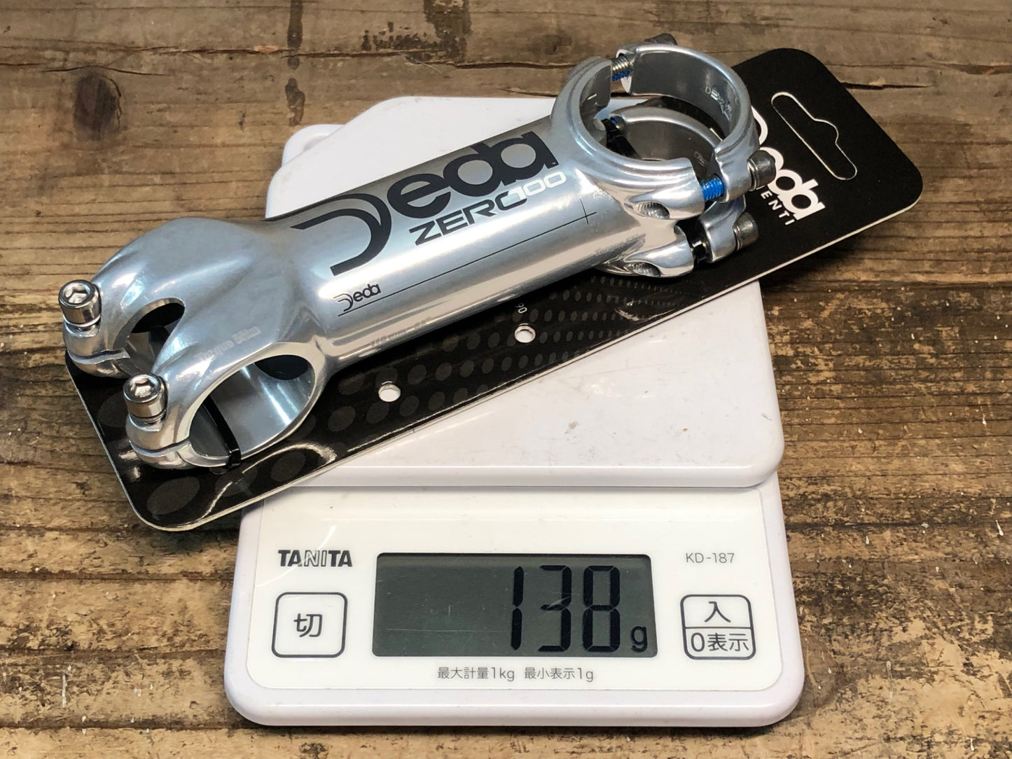 IZ831 デダ Deda ゼロ ZERO 100 SERVIZIO CORSE アルミステム 銀 110mm Φ31.7 OS