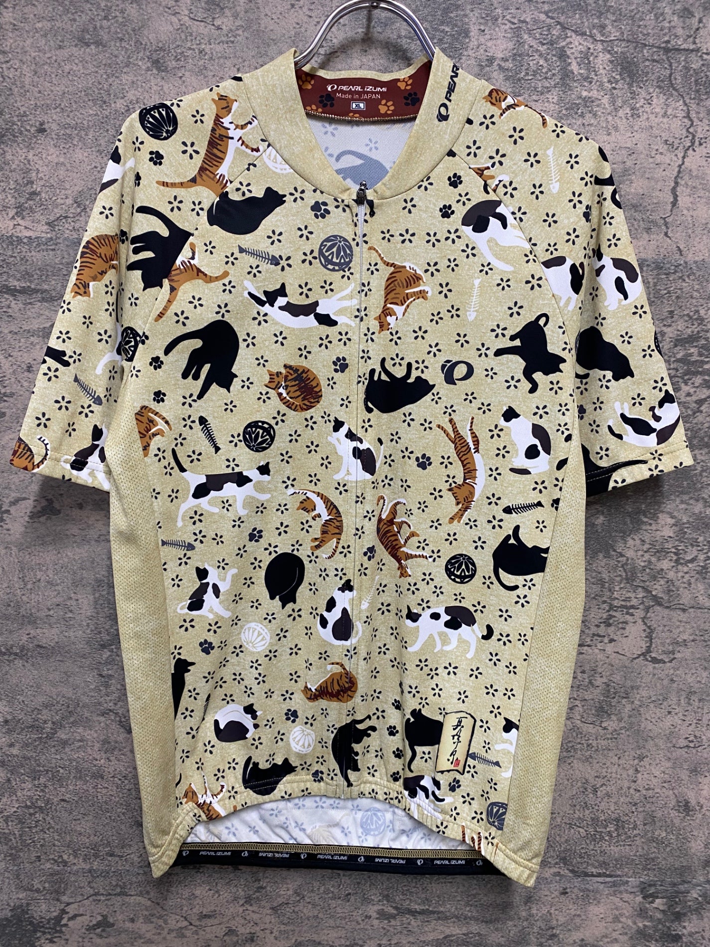 JB660 パールイズミ PEARL iZUMi 半袖 サイクルジャージ 猫 XL