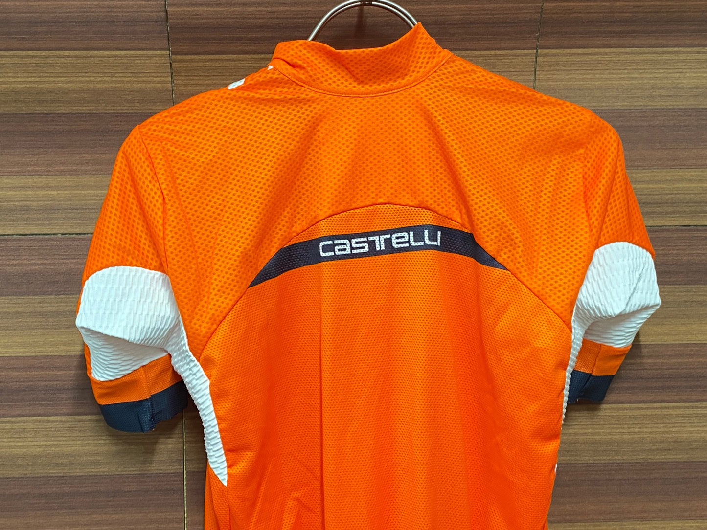 IT943 カステリ CASTELLI 半袖 サイクルジャージ オレンジ M