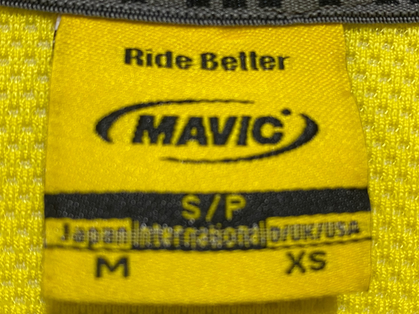 IJ863 マヴィック MAVIC 長袖 サイクルジャケット 白 US XS 裏起毛