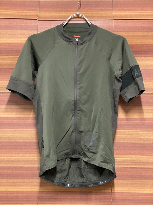 IV197 ラファ Rapha PRO TEAM 半袖サイクルジャージ 黒 S 日焼け 汚れ 裾ゴム伸び