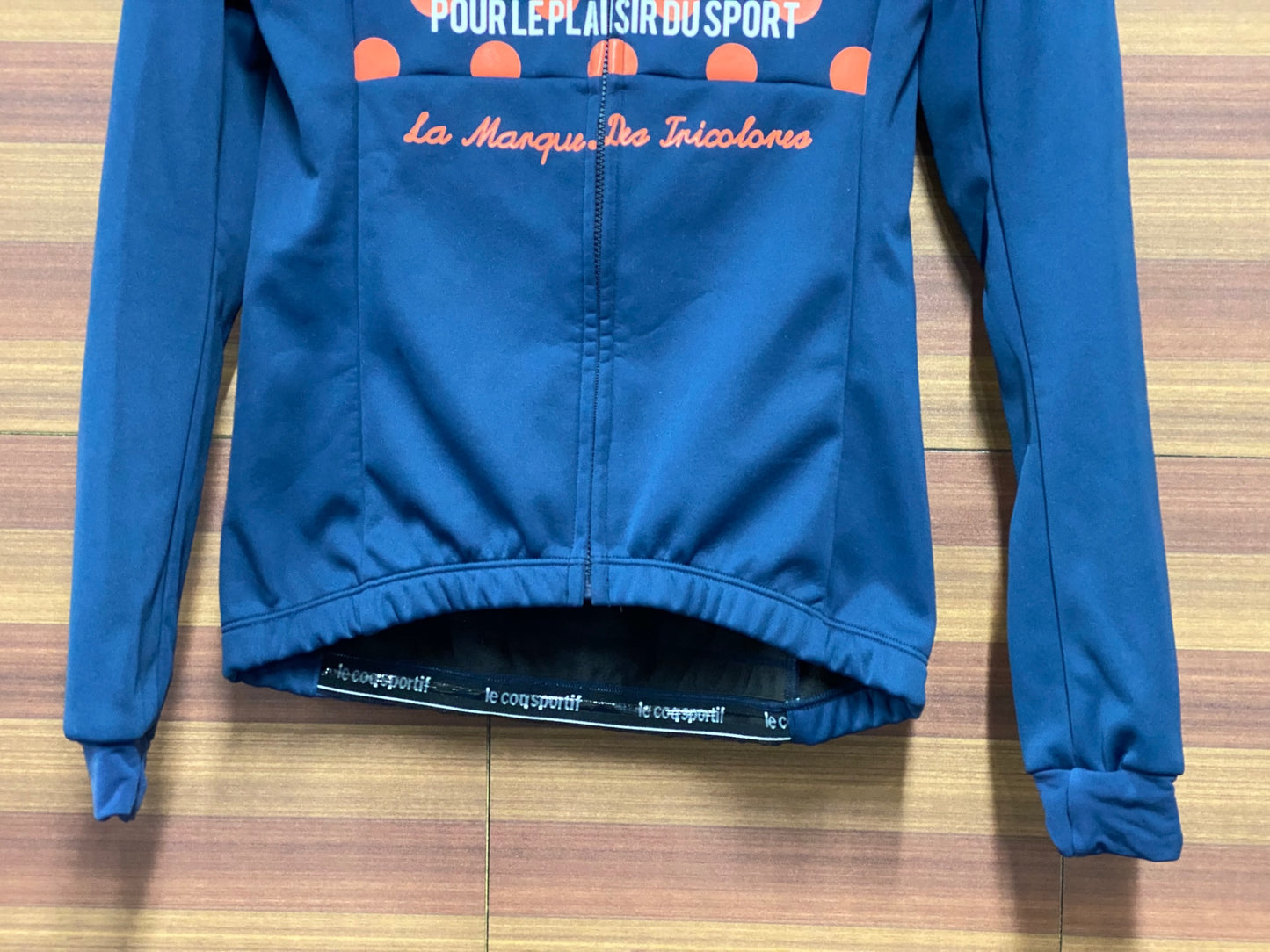 IT973 ルコックスポルティフ le coq sportful レディース 長袖 サイクルジャージ 紺 S