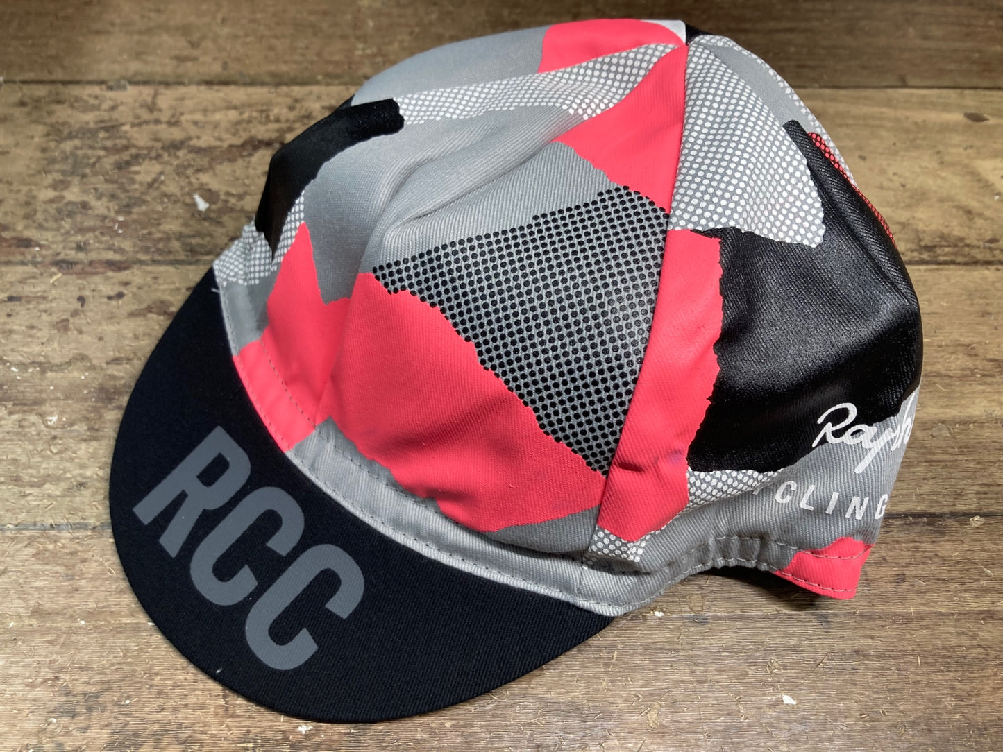 HZ948 ラファ Rapha RCC サイクルキャップ COTTONCAP ピンク/グレー