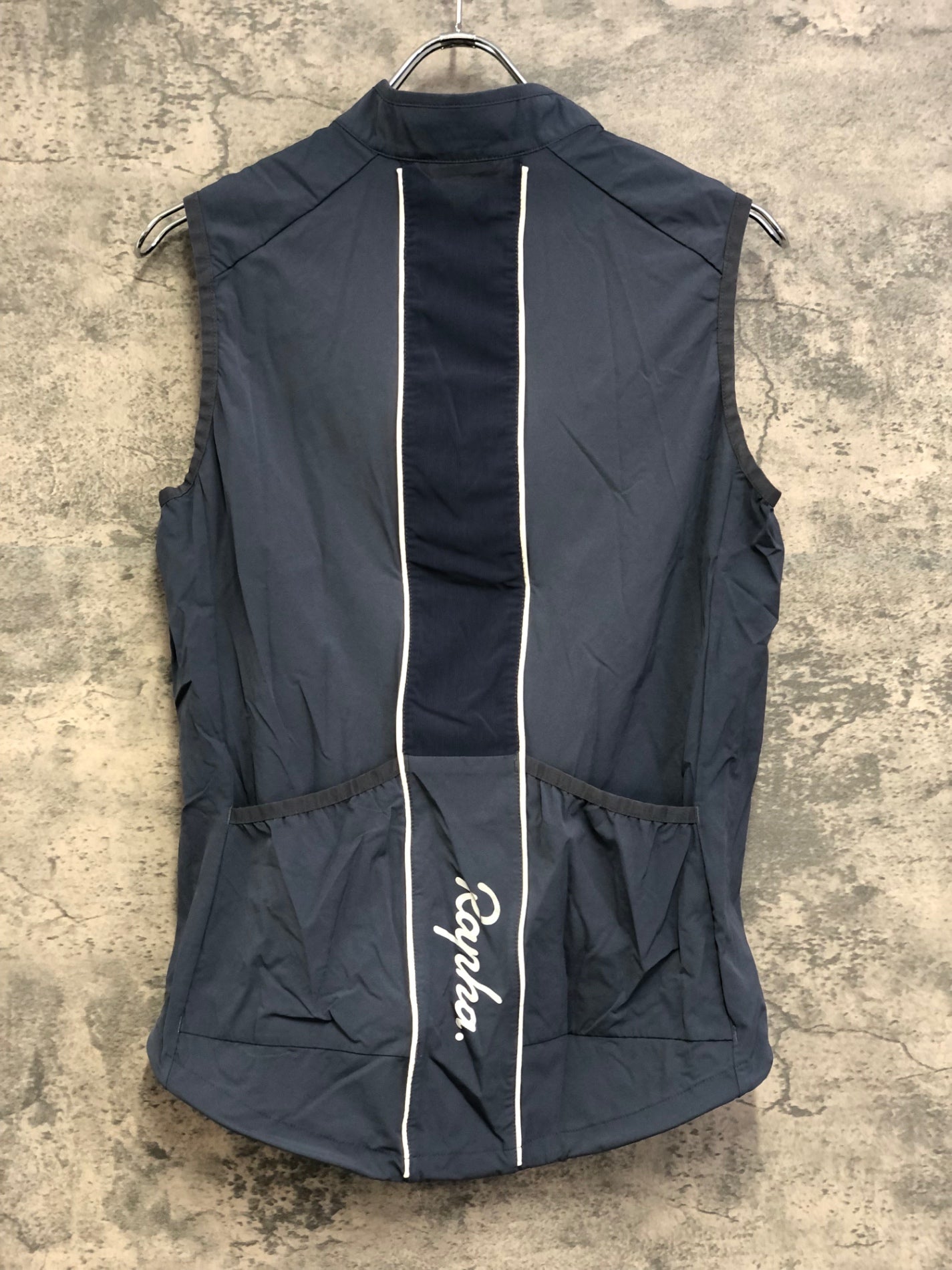 IV342 ラファ Rapha サイクルベスト ジレ 紺 M