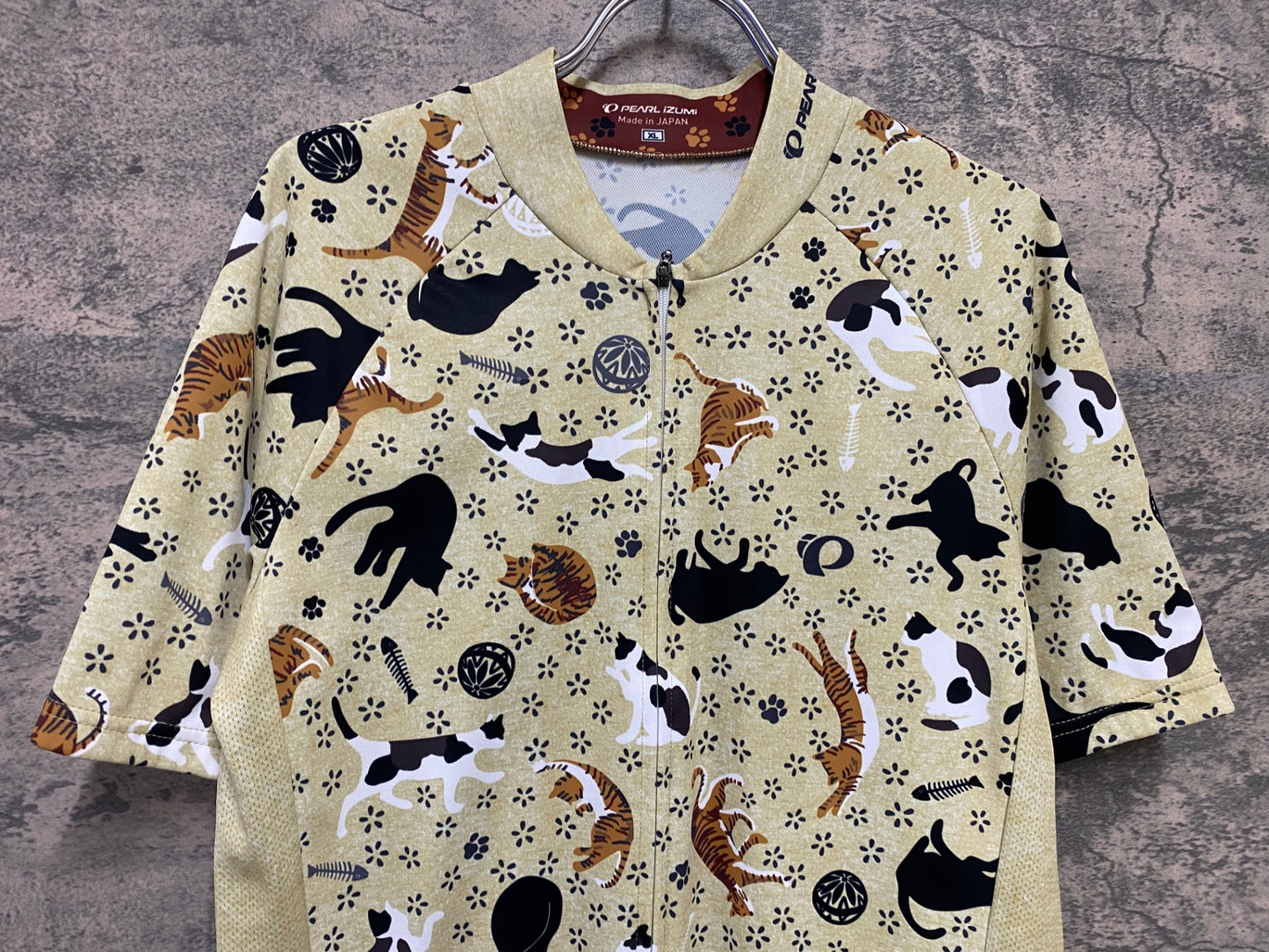 JB660 パールイズミ PEARL iZUMi 半袖 サイクルジャージ 猫 XL