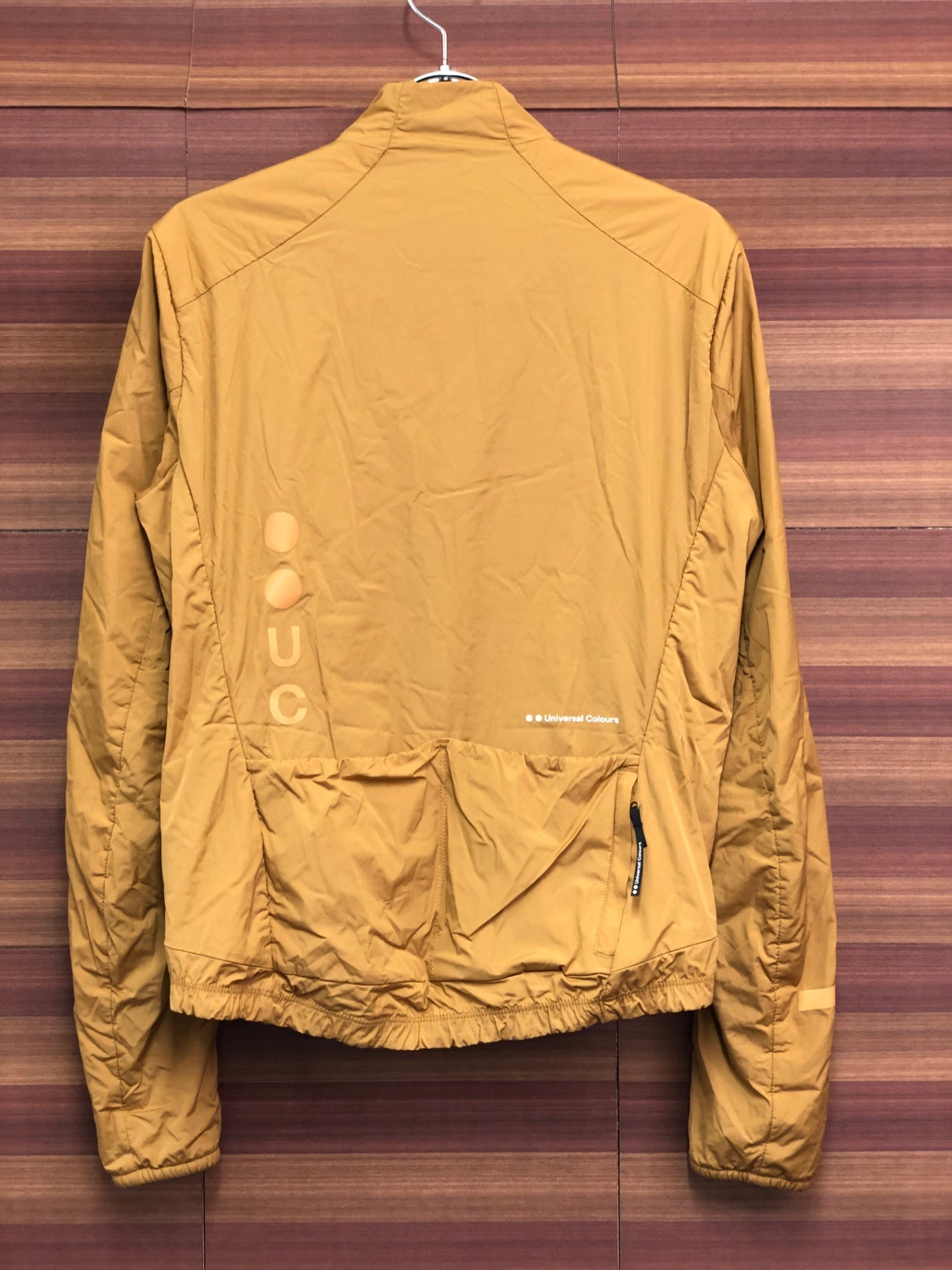 IS802 ユニバーサルカラーズ Universal Colours Mono Insulated Jacket 長袖 サイクルジャケット Golden Beige S 裏起毛