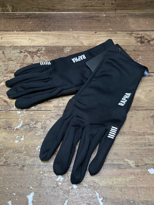 IK918 ラファ Rapha PRO TEAM GLOVES 長指 グローブ 黒 L