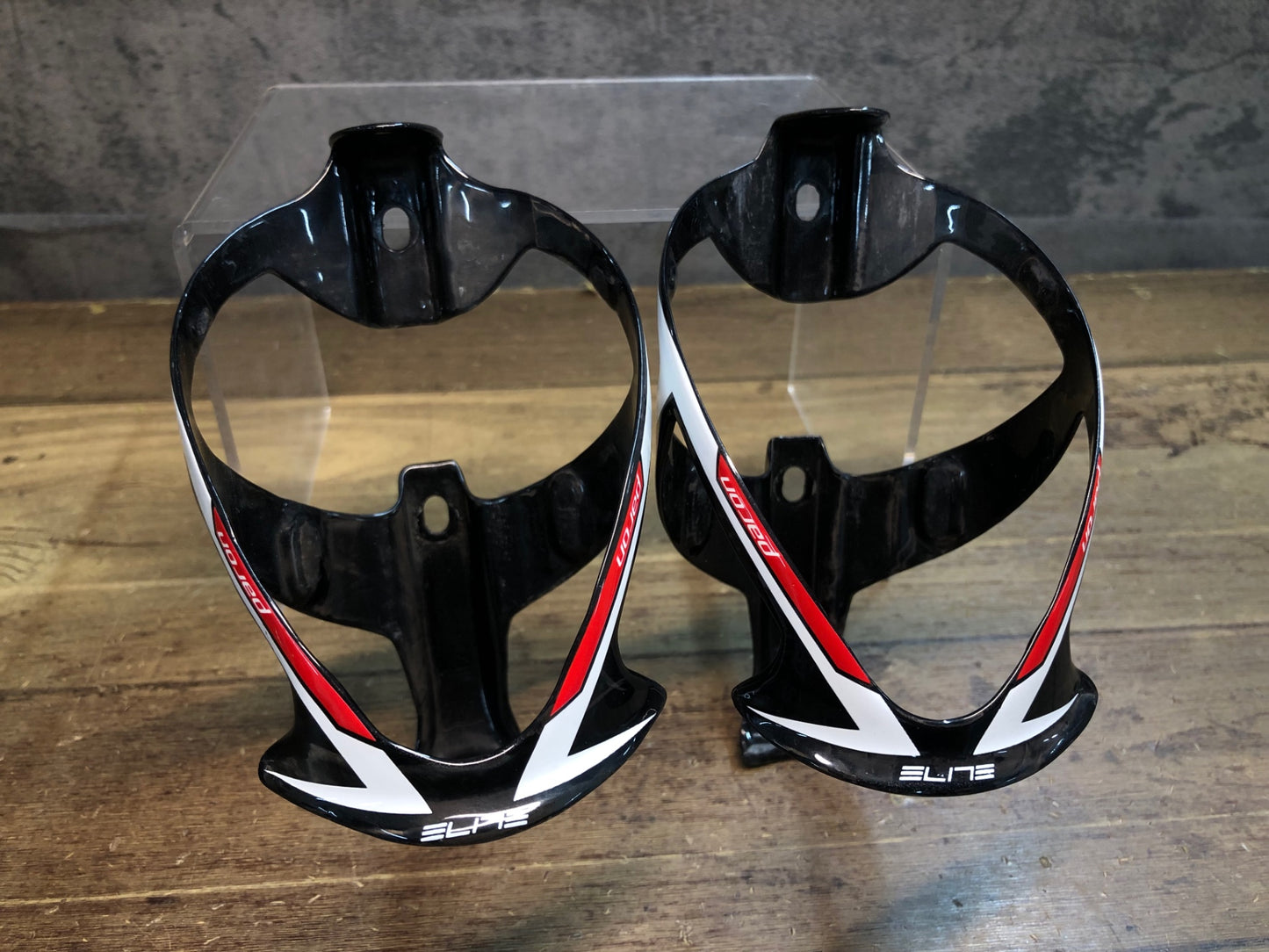 IN642 エリート ELITE PARON カーボン ボトルケージ セット 黒