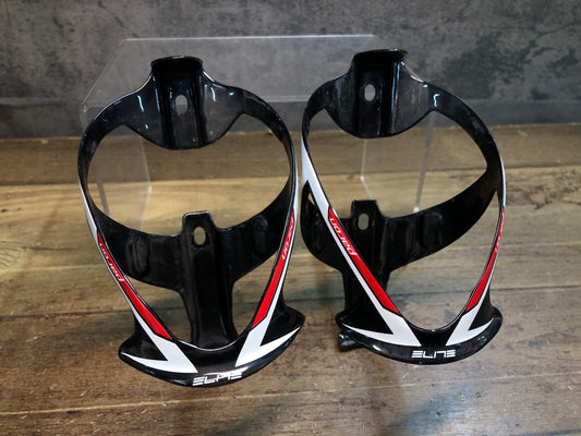 IN642 エリート ELITE PARON カーボン ボトルケージ セット 黒