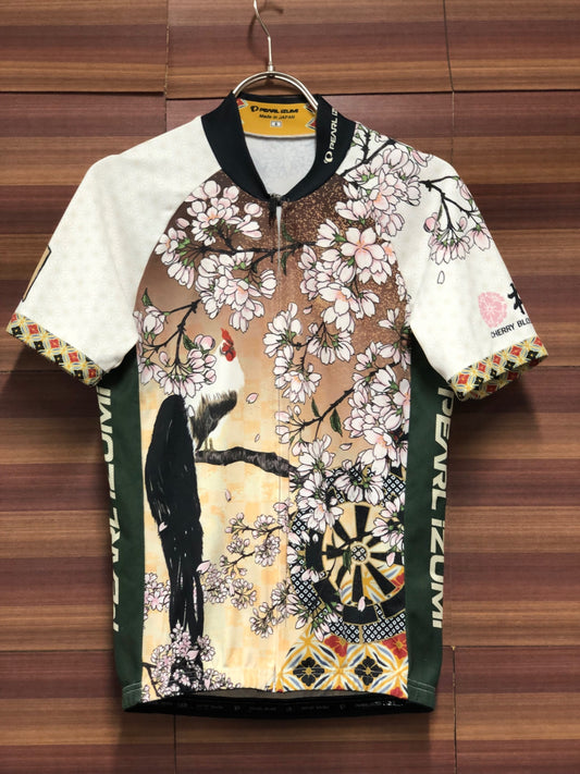 IV185 パールイズミ PEARL iZUMi 半袖 サイクルジャージ 桜 S