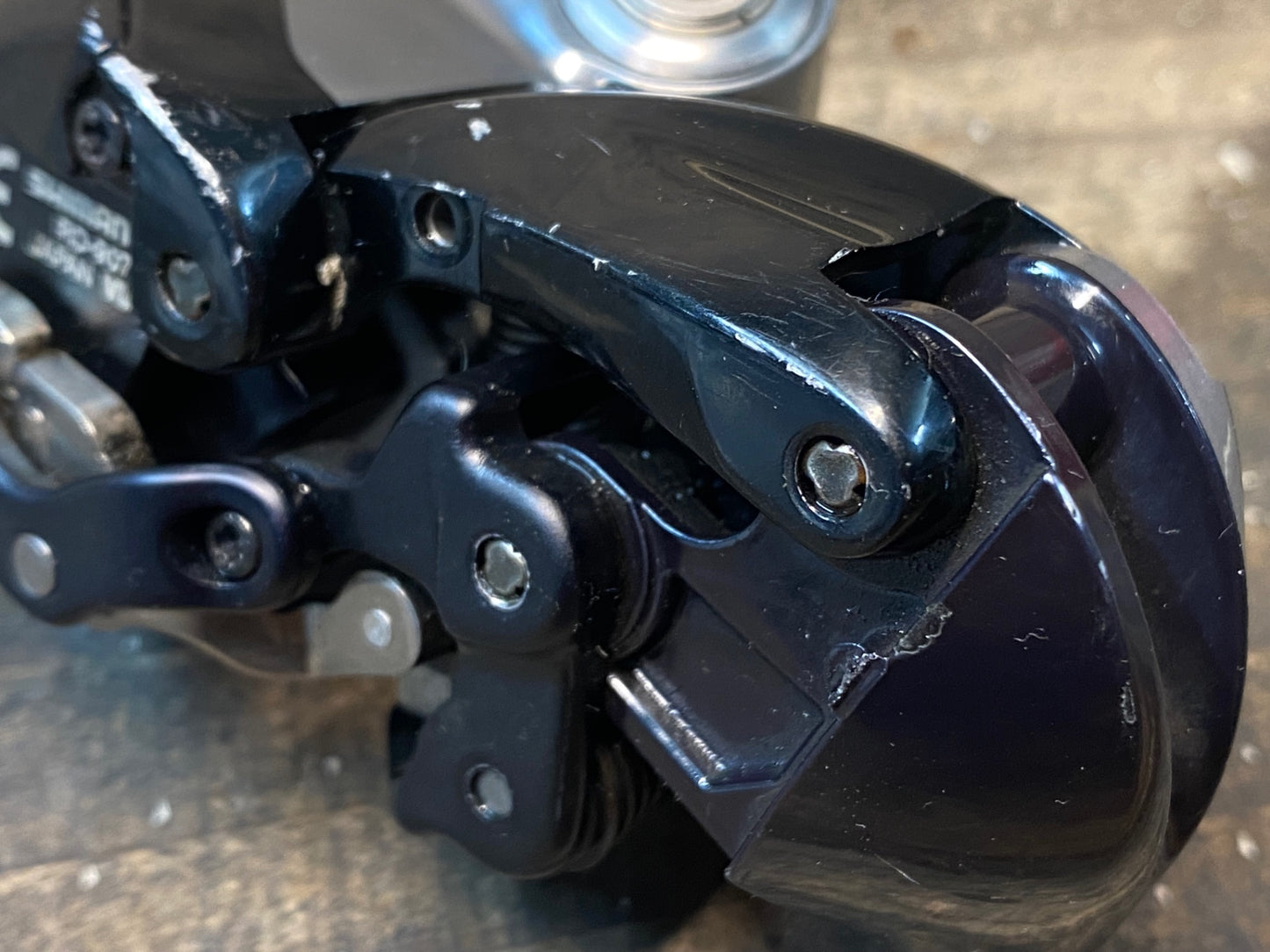 IM529 シマノ SHIMANO デュラエース DURA-ACE RD-9070 リアディレイラー 11S Di2 ※プーリーケージ分解品