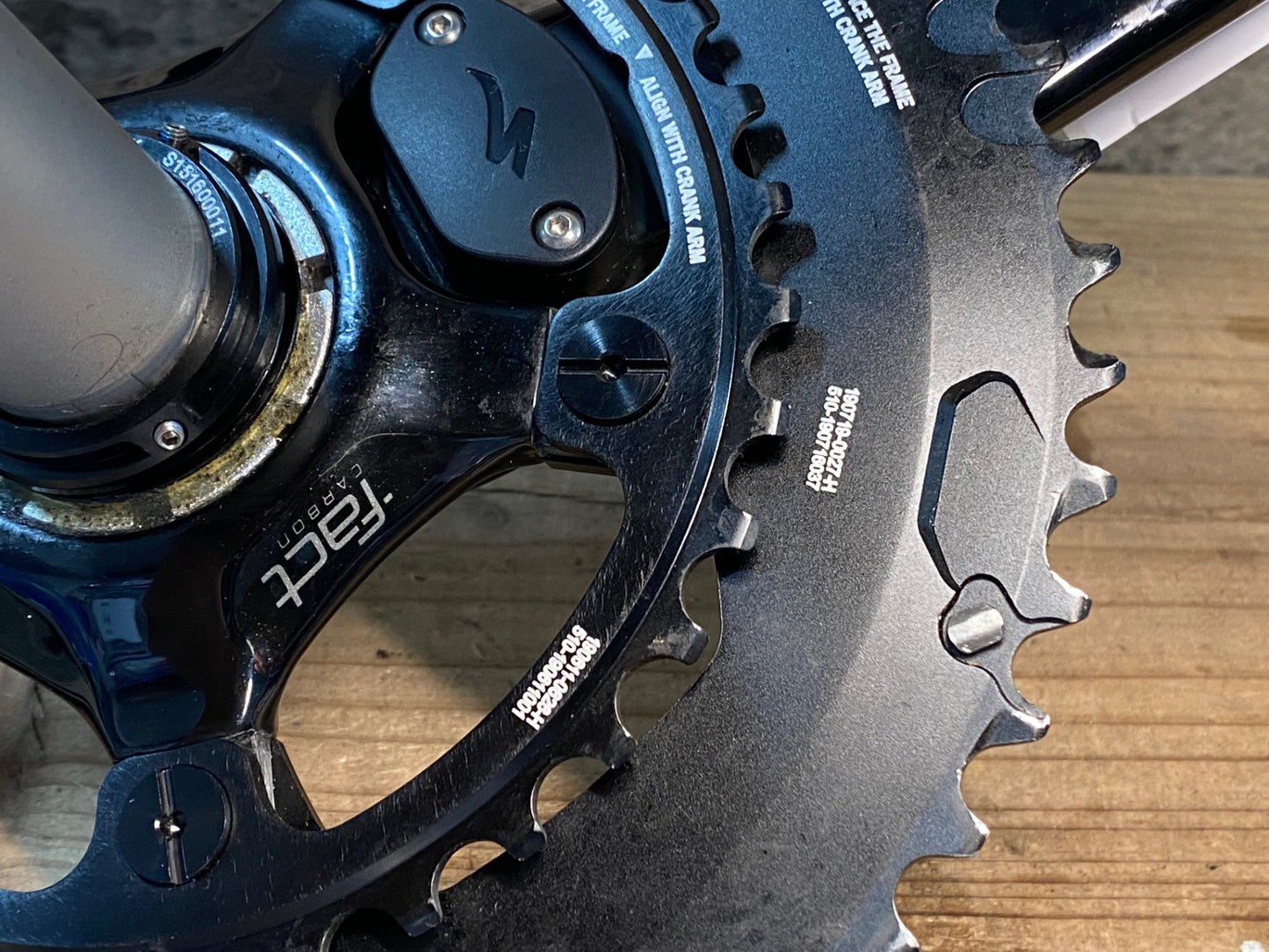 IW411 スペシャライズド SPECIALIZED S-WORKS POWER 両足パワーメーター カーボン クランクセット 170mm 52/36T 接続確認済