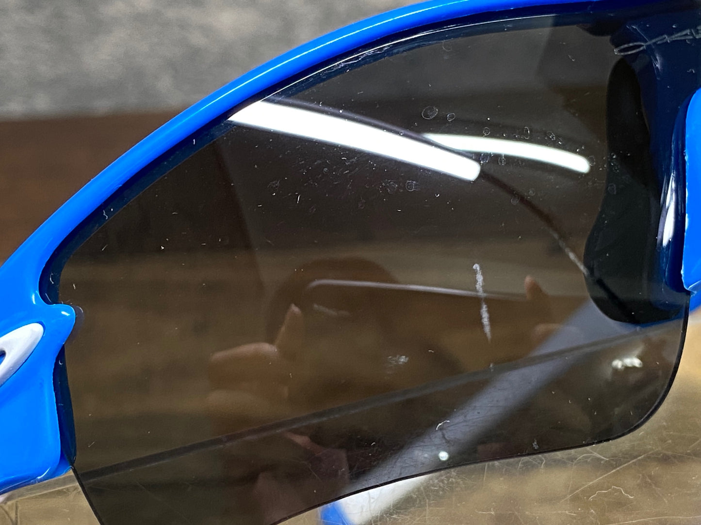 IZ102 オークリー OAKLEY RADAR アイウェア サングラス 白青 レンズ4枚