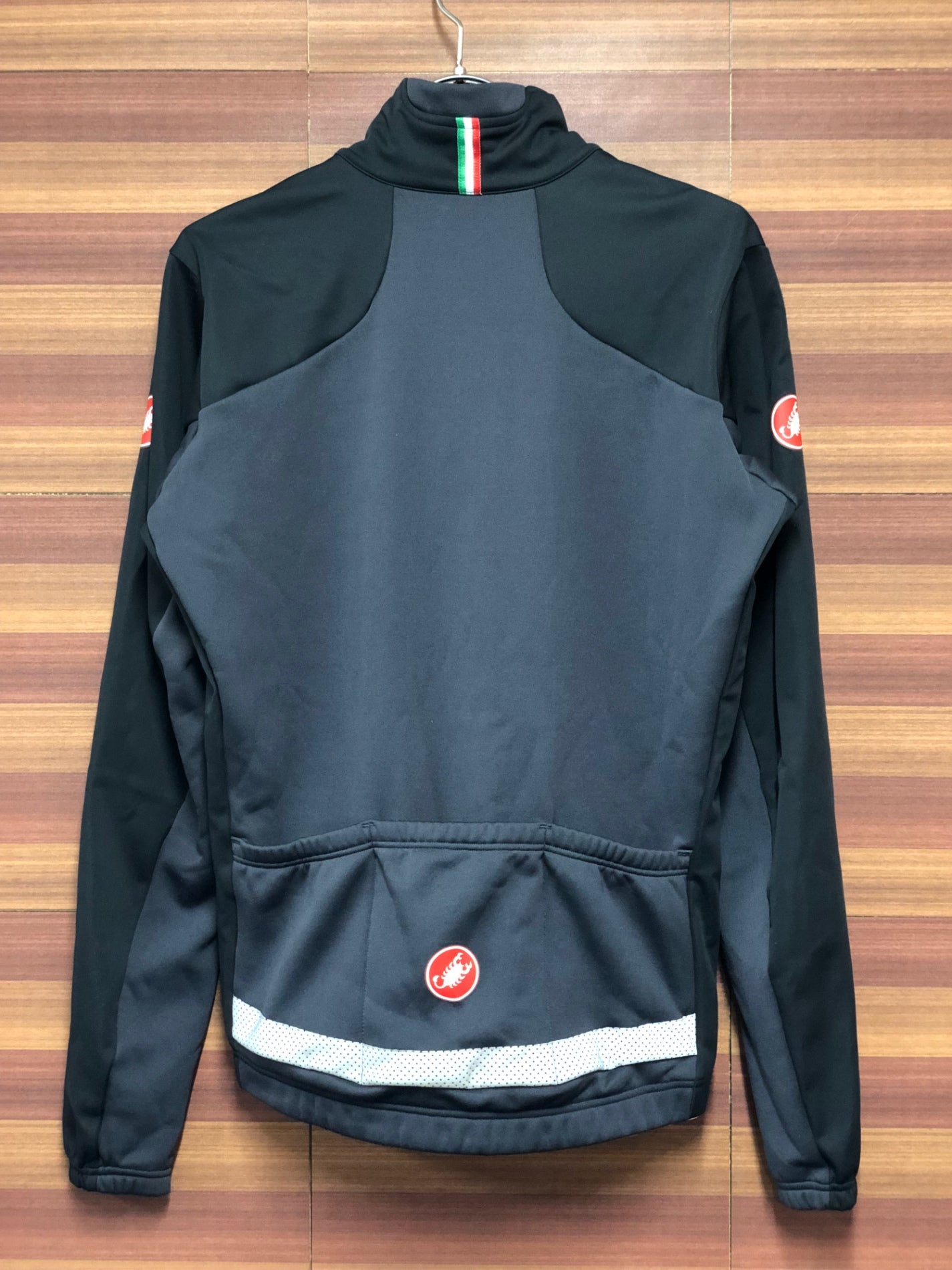 IM431 カステリ CASTELLI 長袖 サイクルジャケット 裏起毛 黒 M GORE TEX INFINIUM