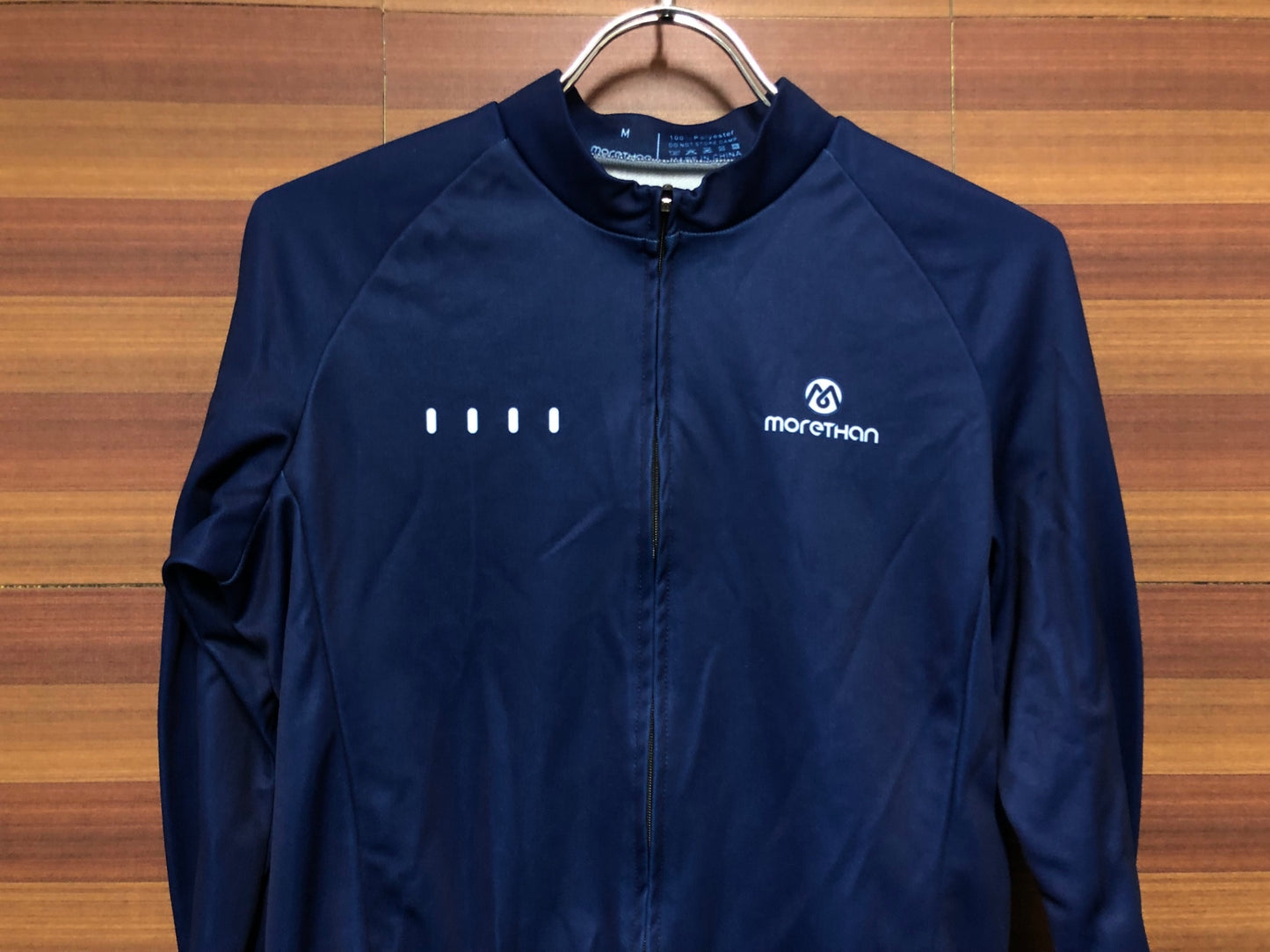 IK353 モーゼン morethan 長袖 サイクルジャージ ネイビー M