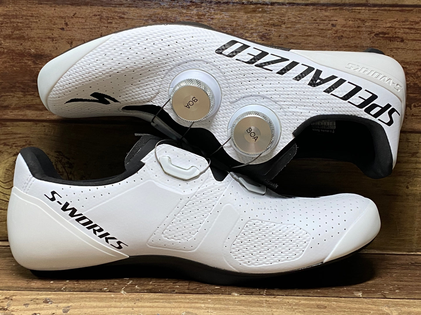 IM644 スペシャライズド SPECIALIZED S-WORKS TORCH RD ビンディングシューズ SPD-SL WHT TEAM 37