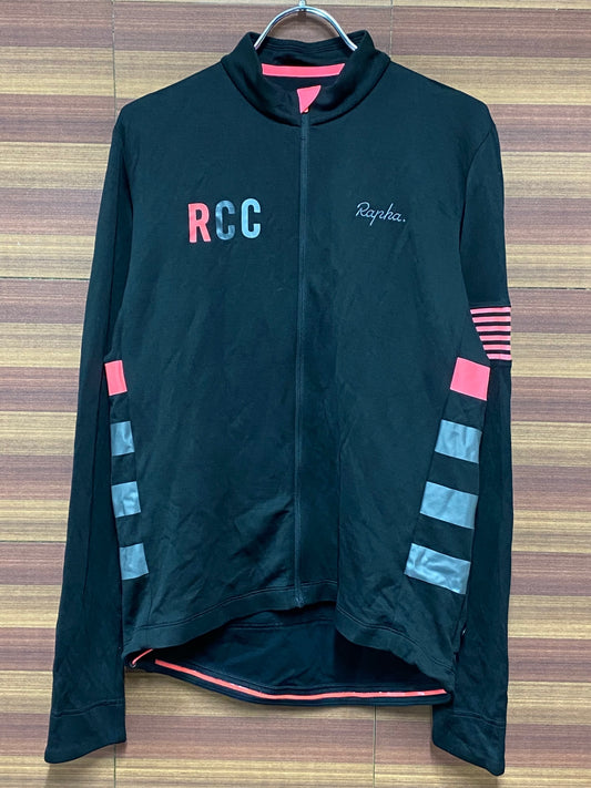 IN607 ラファ Rapha RCC MEN'S LONG SLEEVE CLASSIC JERSEY Ⅱ 長袖 サイクルジャージ 紺 L