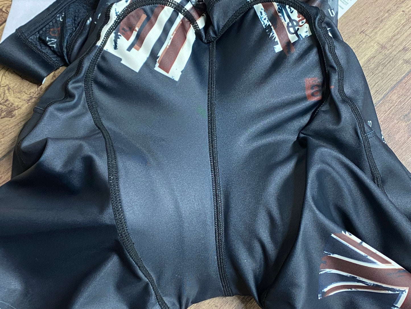 IQ222 パンダーニ PANDANI ビブショーツ 黒 茶 M