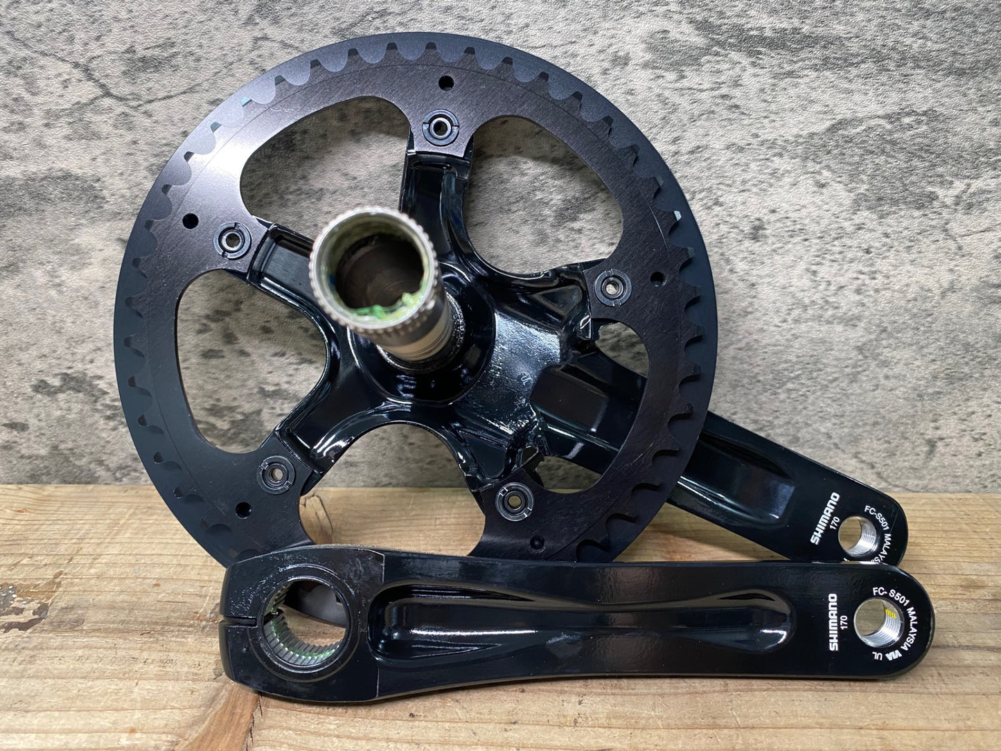 JB403 シマノ SHIMANO ALFINE FC-S501 クランクセット 45T 170mm