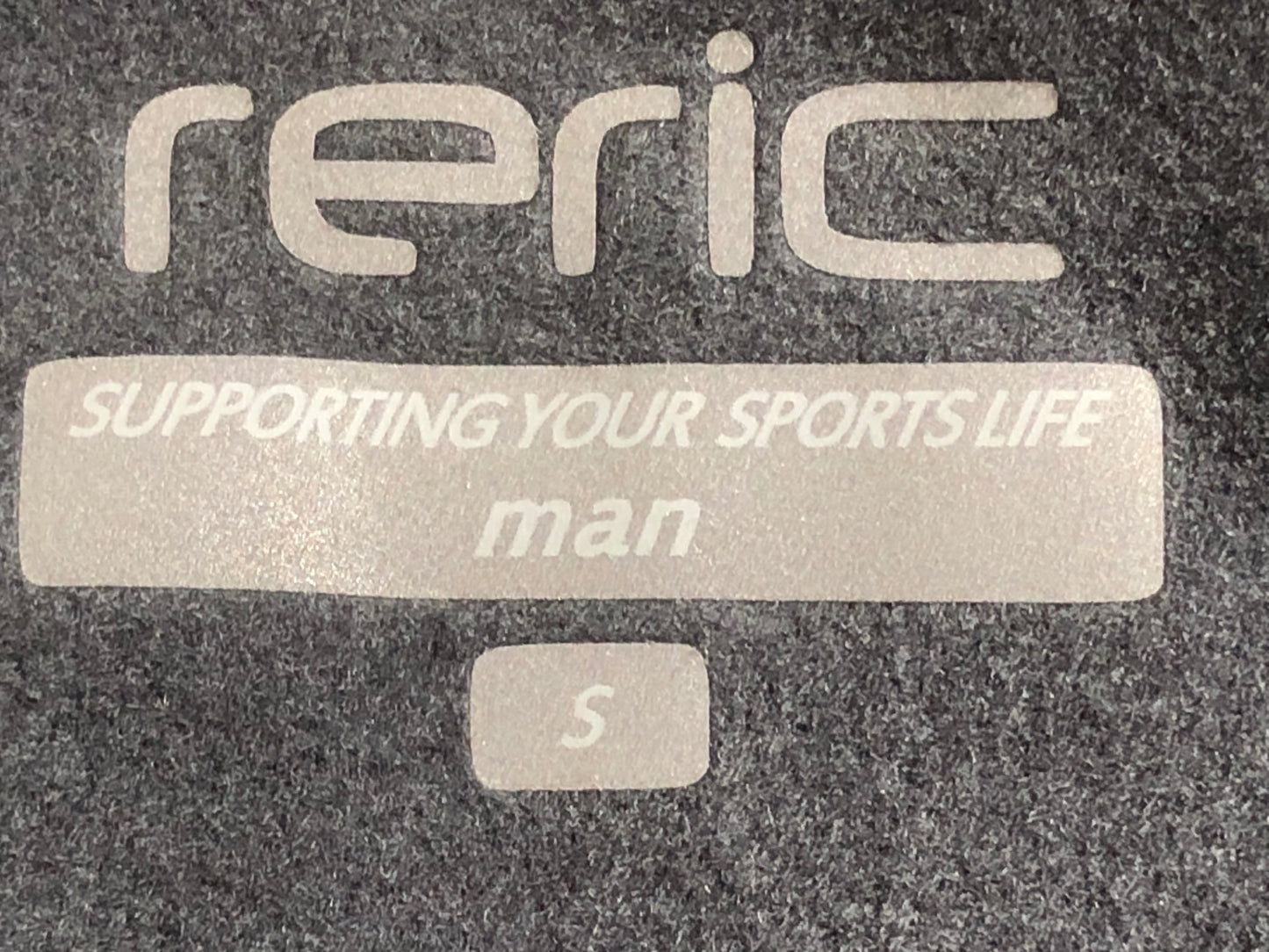 IX040 レリック reric 長袖 ミドルレイヤー 黒 S 裏起毛 ハーフジップ